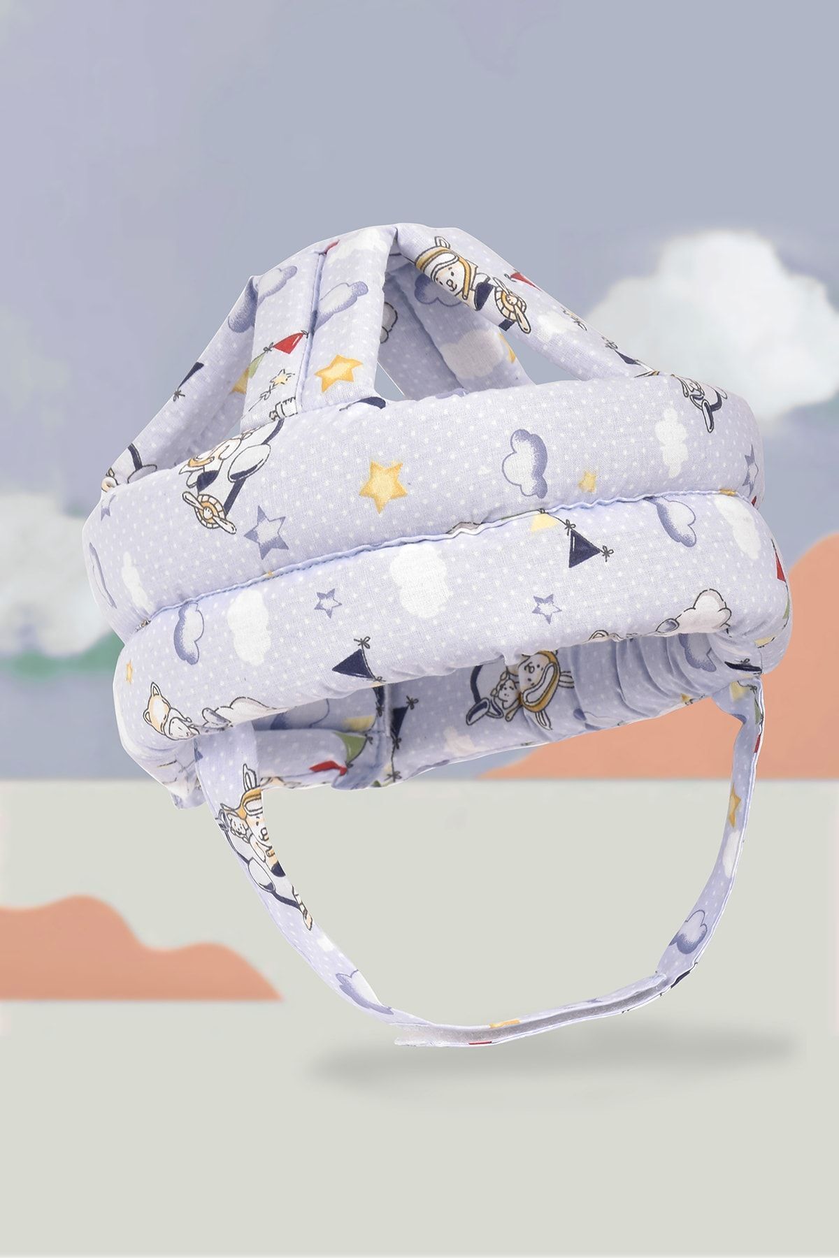 TOKKO Ayarlanabilir Bebek Çocuk Baş Kafa Koruma Güvenlik Kaskı - Bebek Kafa Koruyucu -bebek Emniyet Kaskı