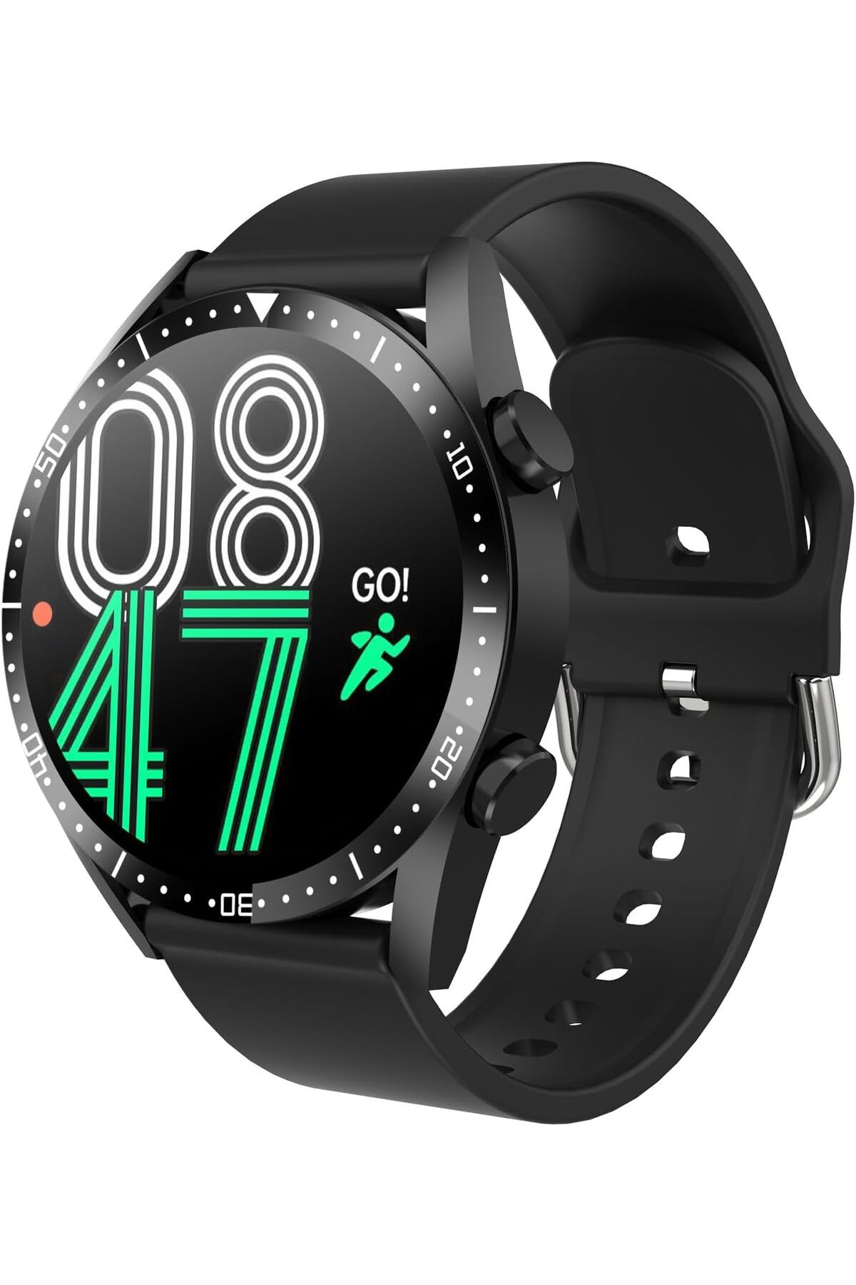 X.Cell-Classic 3 Talk Lite Smartwatch, HR/BP/Oxygen Monitor, Call Function, IP67, 1-Week Battery, Black 4