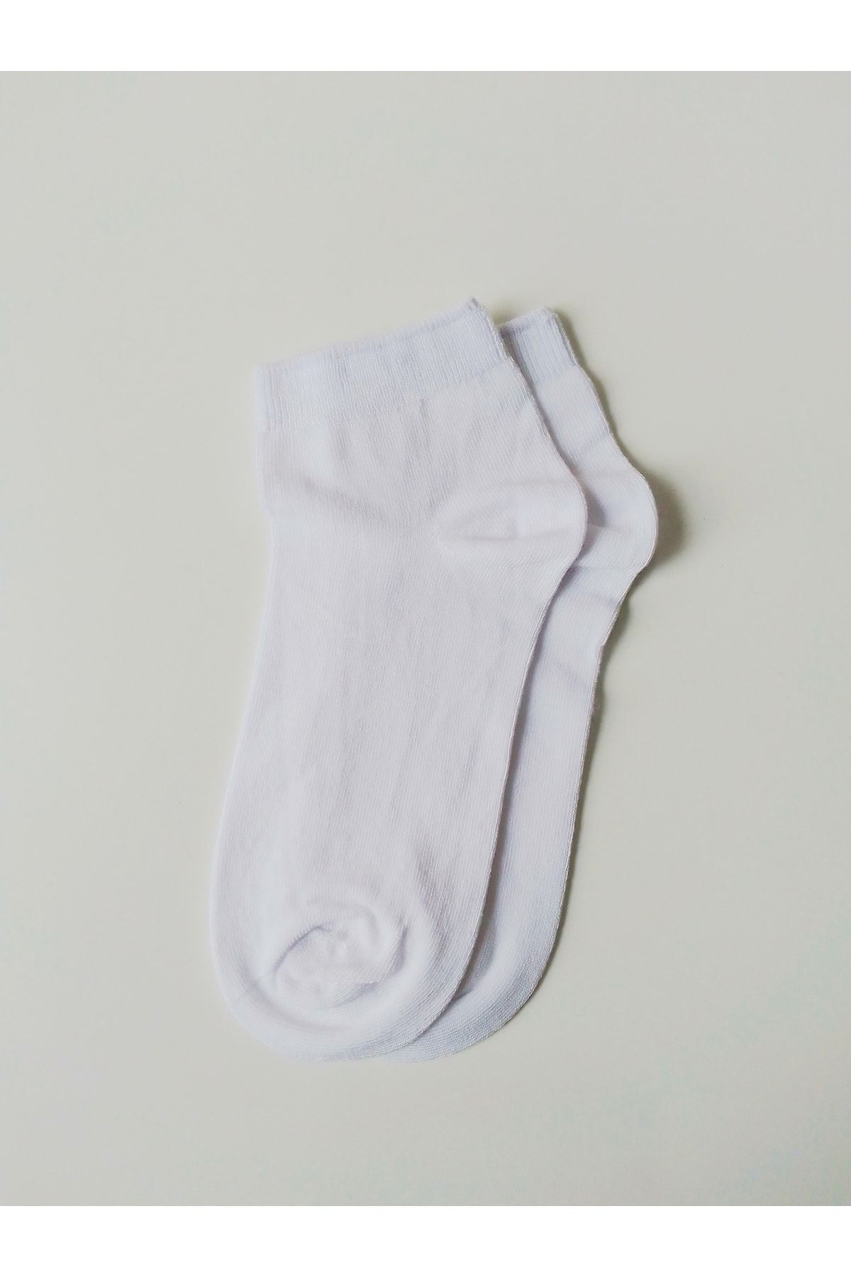 2 Pairs White Seamless Bamboo Women's Socks