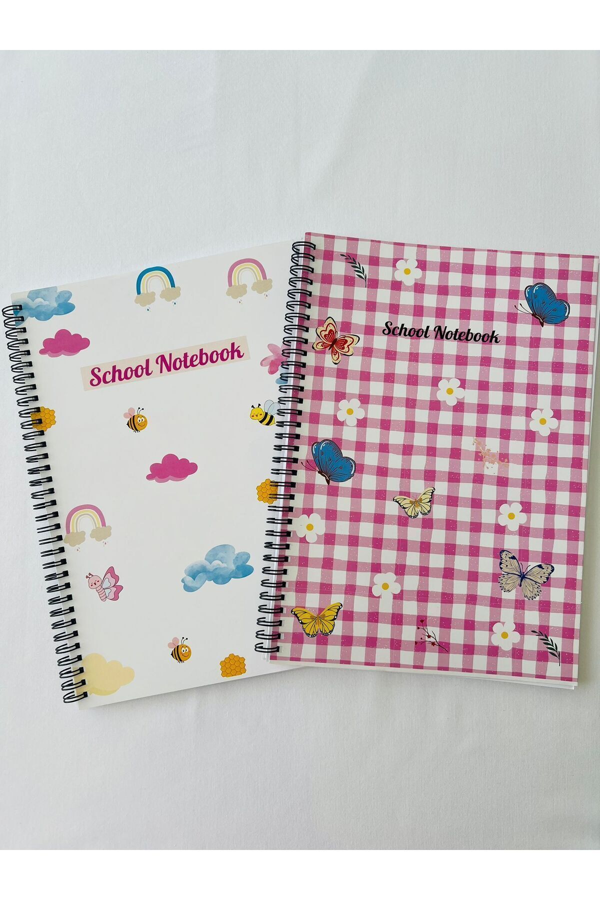 ADA OFİS KIRTASİYE-A4 2-Piece Notebook Set - 1 Check and 1 Line, 21x29.7 80 Sheets 160 Pages 1