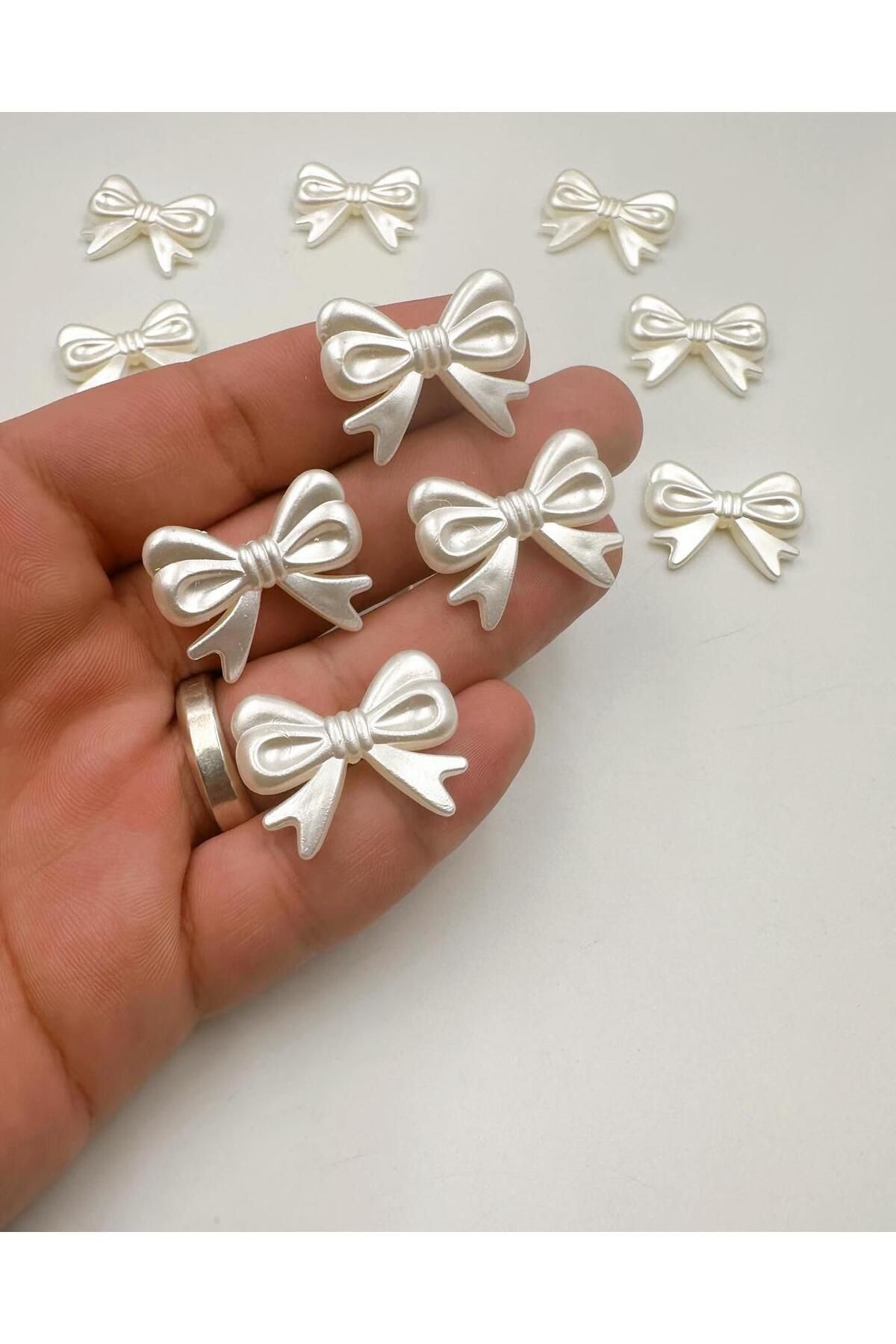10 Mega Oversized Bow Beads 3 Cm