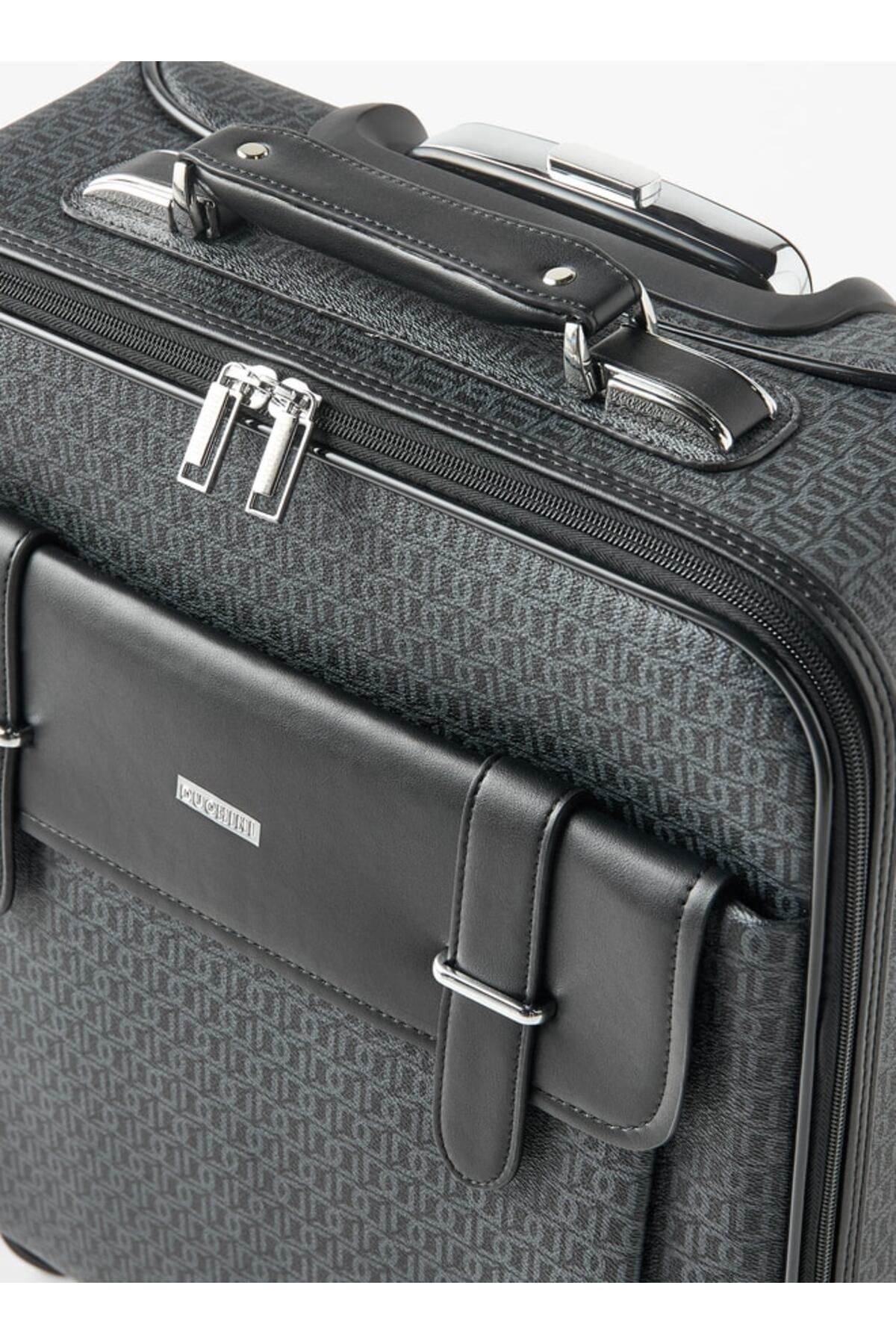Duchini Solid Softcase Trolley Bag with Retractable Handle Trendyol