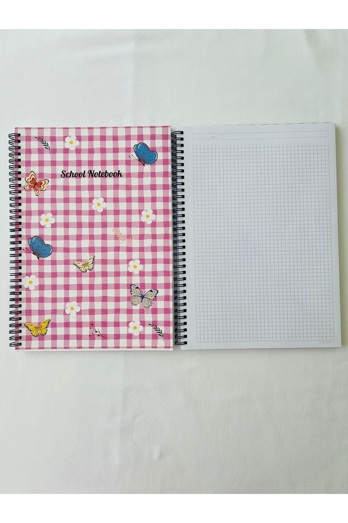 ADA OFİS KIRTASİYE-A4 Checkered Notebook Set - 2 Pieces, 80 Sheets, 160 Sheets 3