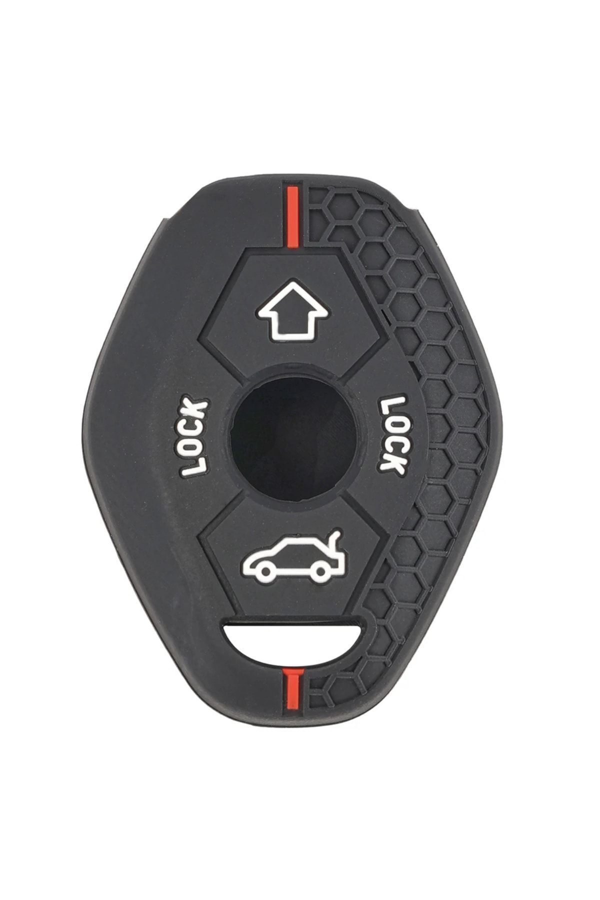 emii auto spare parts-For BMW X3 X5 Z3 Z4 3 5 7 series E38 E39 E46 E83 M5 E36 Key Case Black/Red 3