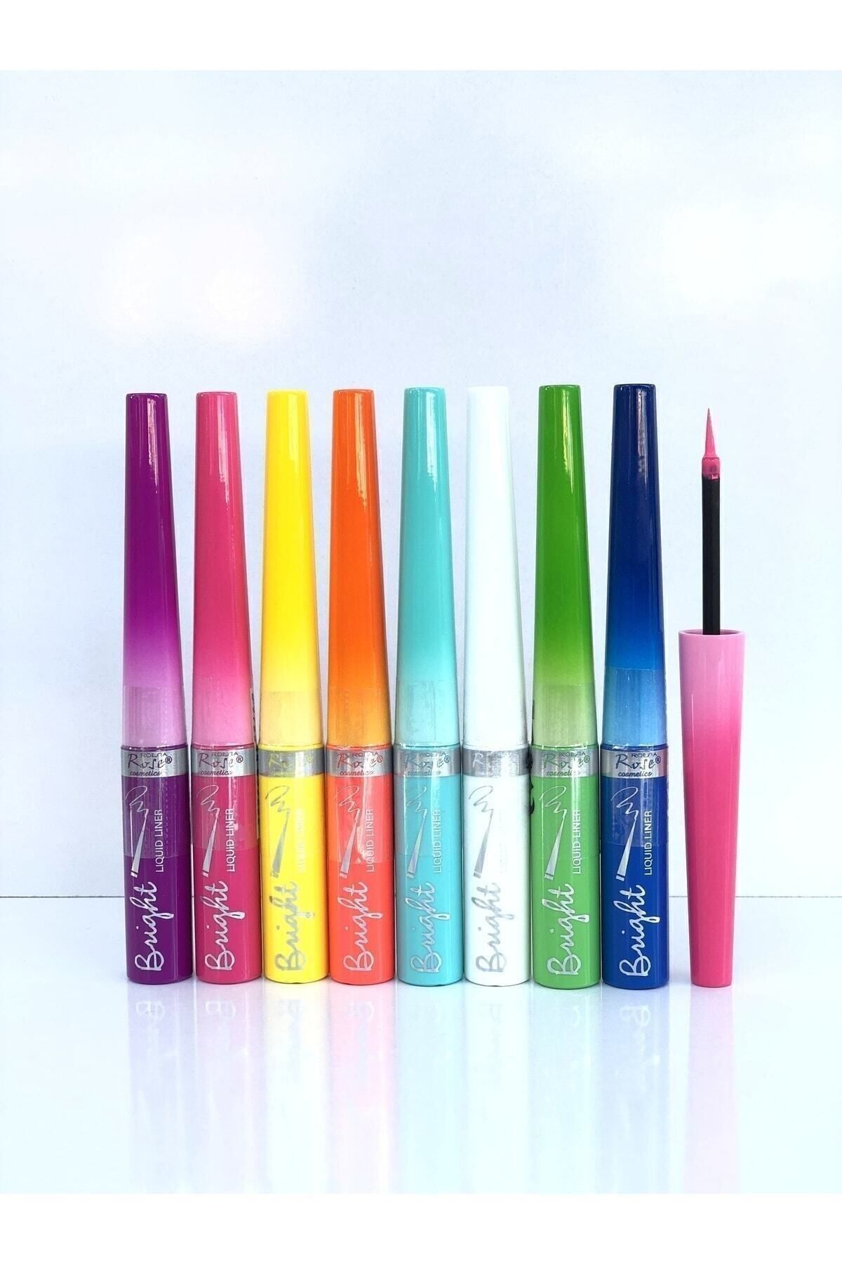 Rose 8'li Renkli Eyeliner - 8 Color Eyeliner