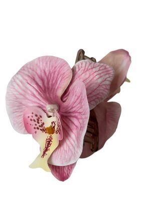 TrimArt Store Orkide çiçek mandal saç tokası