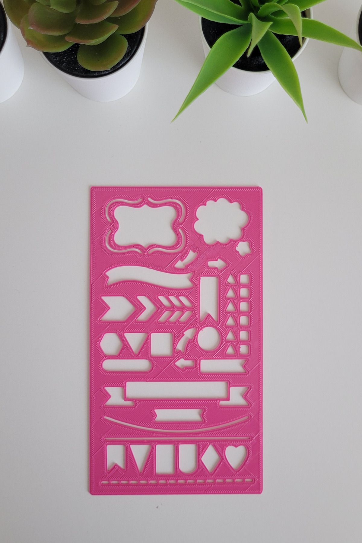 Karmelom Studio-Bullet Journal Arrow Routing Detailed Template Ruler 3