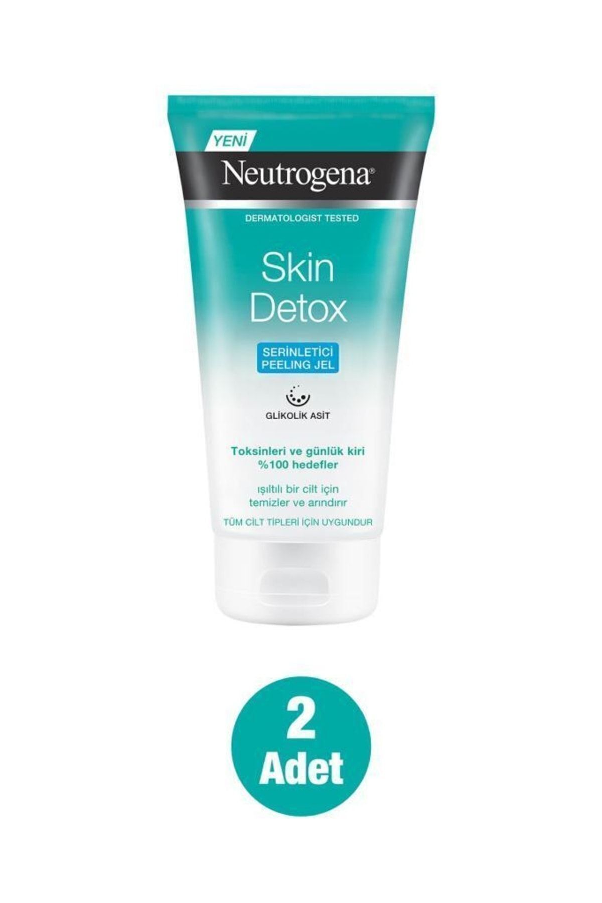 ژل لایه بردار خنک کننده دتاکس پوست 150 میلی لیتر Neutrogena