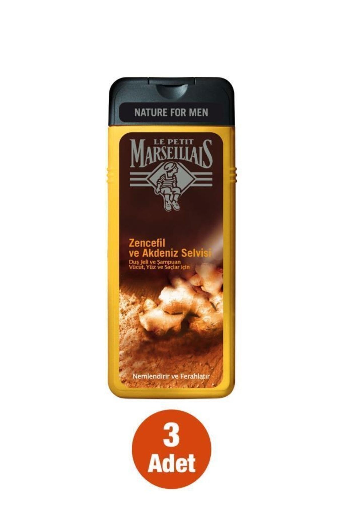ژل دوش زنجبیل و سرو مدیترانه ای 400 میلی لیتر X3 Le Petit Marseillais