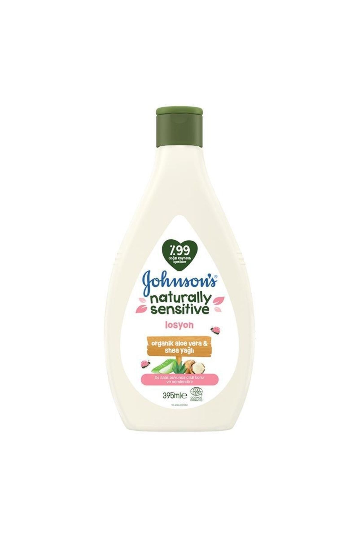 لوسیون طبیعی حساس 395 میلی لیتر Johnson's