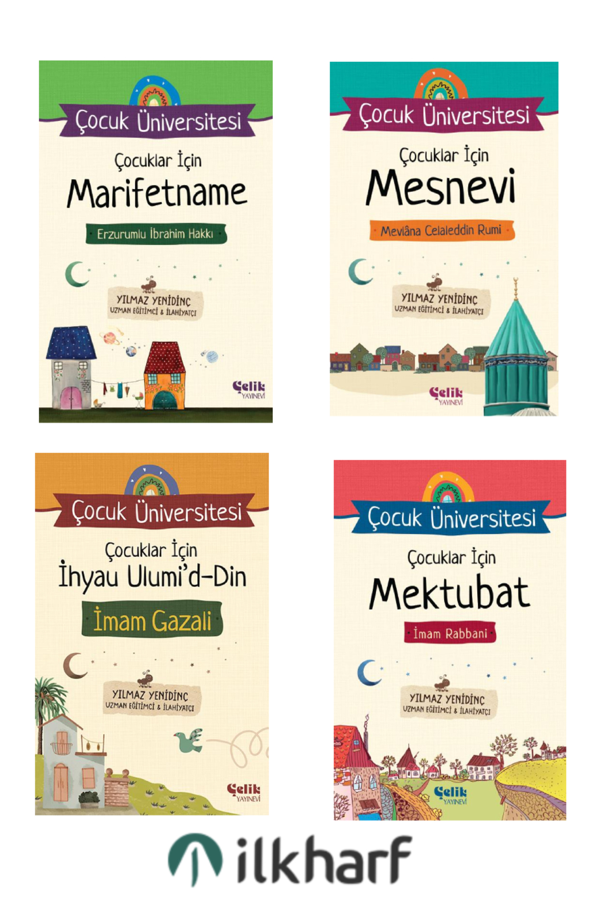 Çocuk Üniversitesi; Çocuklar İçin Mektubat, Marifetname,  İhyau Ulumid-din, Mesnevi 4 lü Set