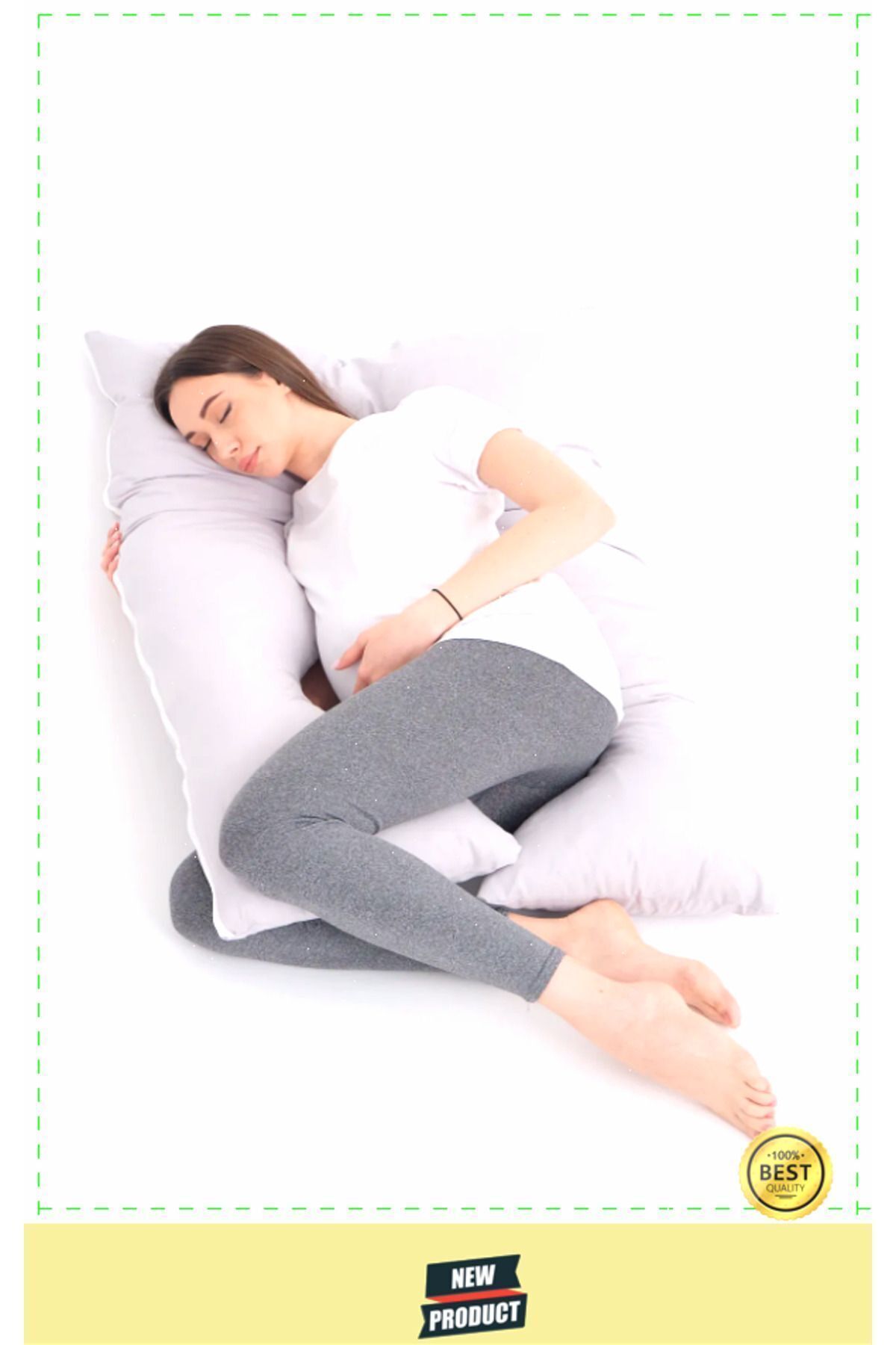 OMZ Hamile Yastığı Büyük Şekilli Vücut Yastığı fotoğrafı 3 (önizleme)