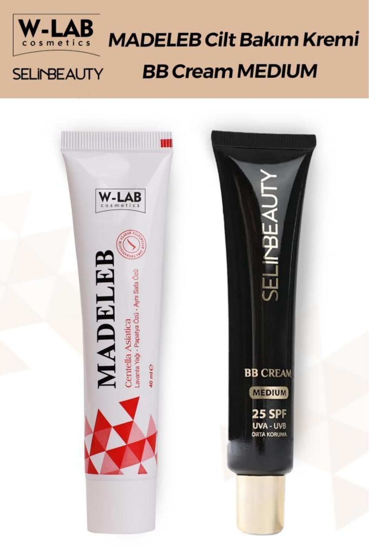 Madeleb Krem 40 ml ve Selin Beauty BB Cream Medium 40 ml