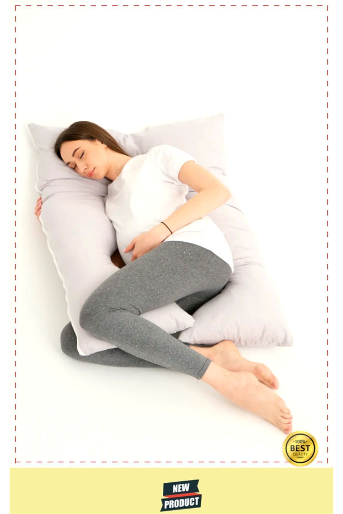 OMZ Hamile Yastığı, Hamile Uyku Yastığı, Hamile Oturma Destek Minderi fotoğrafı 3 (önizleme)