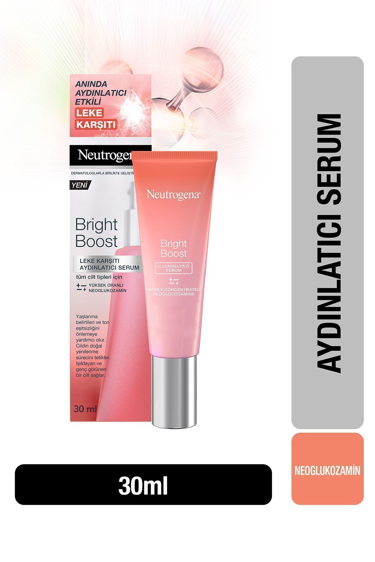 Neutrogena سرم روشن کننده ضد لک برایت بوست ۳۰ میلی لیتر — 3574661593265
