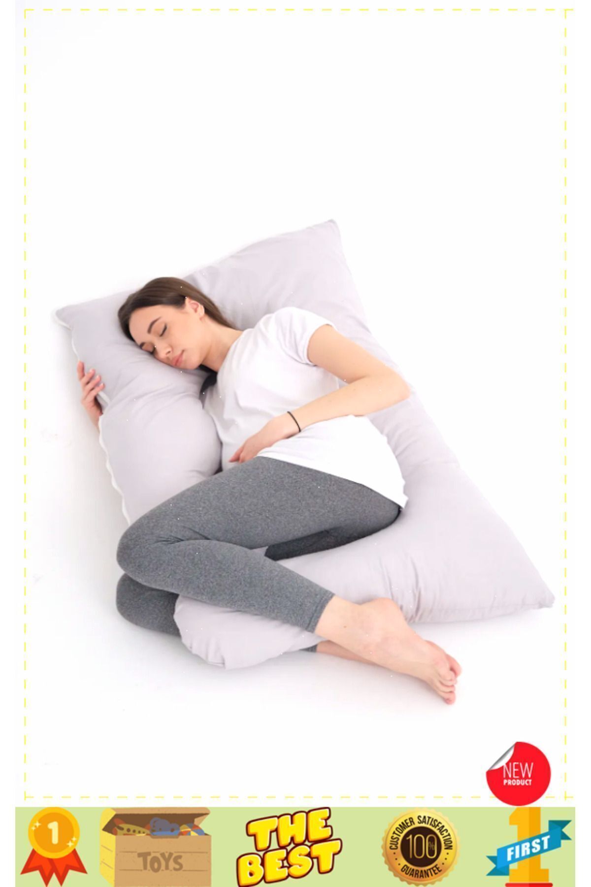 OMZ Çok Amaçlı Hamile Yastığı Bel Yastığı Bacak Yastığı Hamile Uyku Yastıgi Hamile Yastıgi fotoğrafı 3 (önizleme)