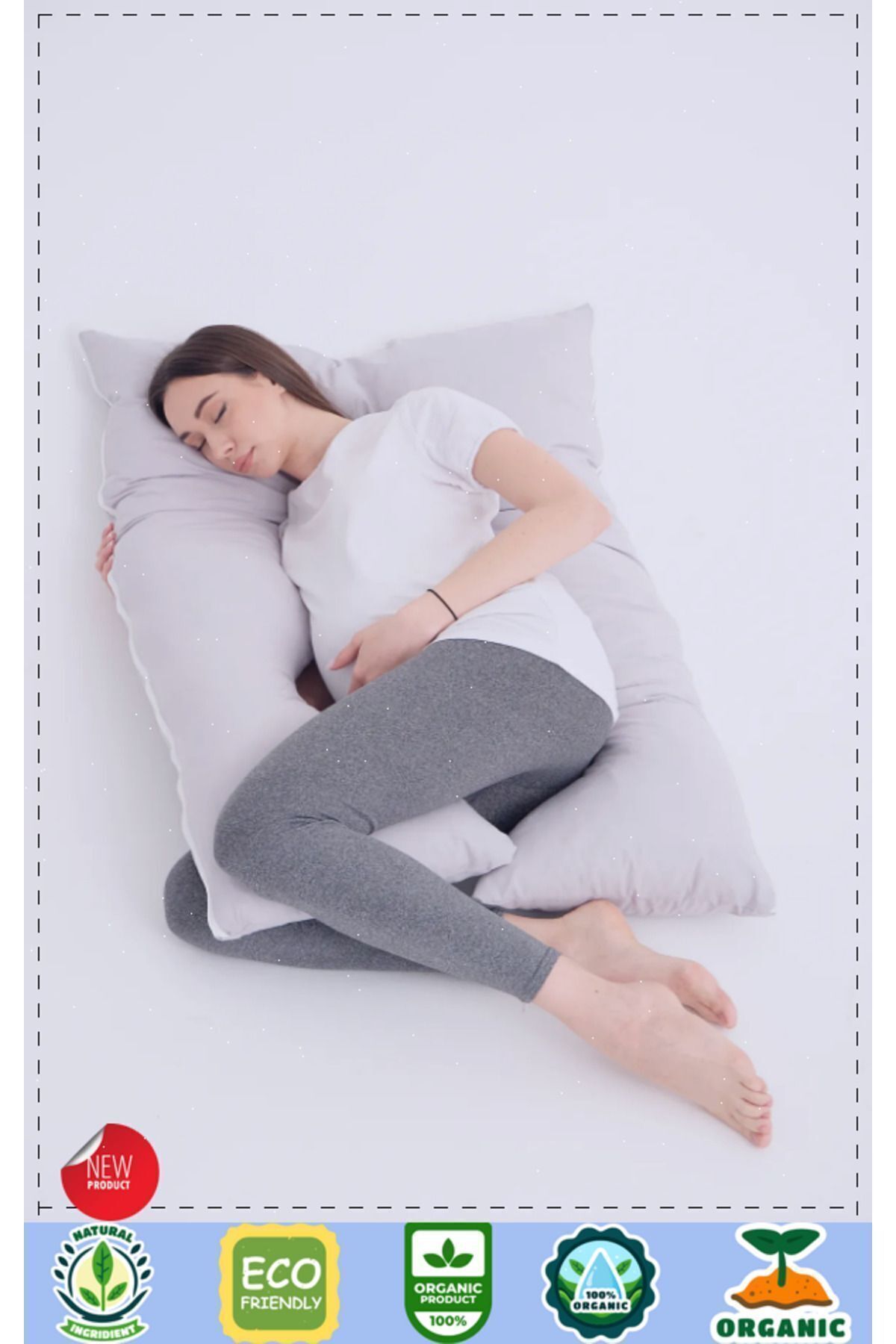 OMZ Hamile Yastığı Hamile Uyku Yastığı Hamile Oturma Destek Minderi Hamile Uyku Yastıgi Hamile Yastıgi fotoğrafı 3 (önizleme)