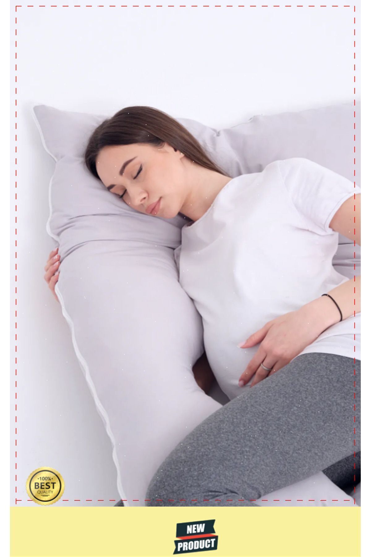 OMZ Hamile Yastığı Büyük Şekilli Vücut Yastığı fotoğrafı 4 (önizleme)