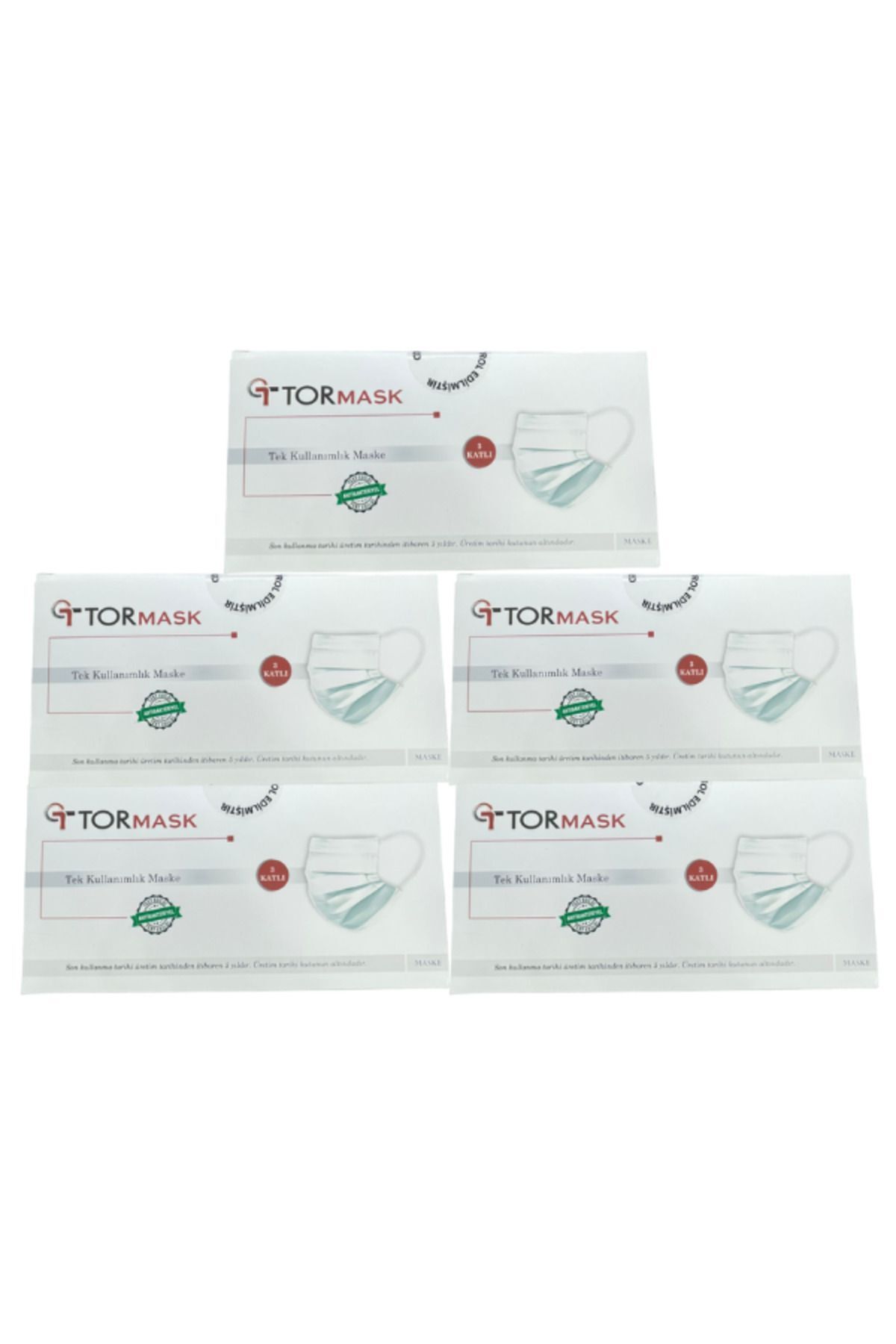 Daima Sağlık-Pack of 5 - Medical Mask with Meltblown, 3 Layers, Nose Clip and Ultrasonic Stitching (50 Pieces) 1