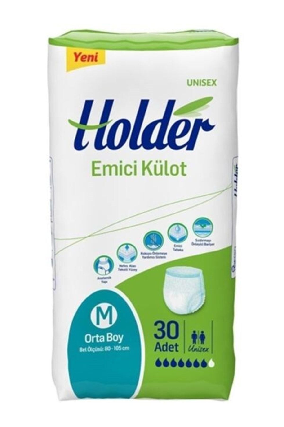 Holder Hasta Bezi Emici Külot (M) 30 Lu 8697405346547