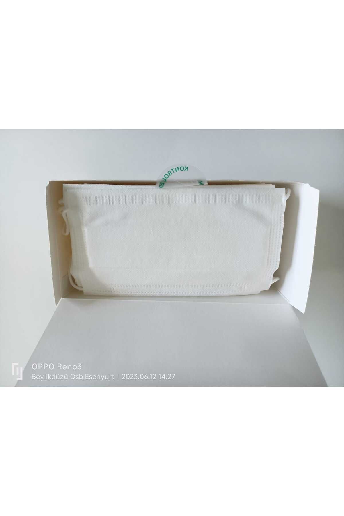 Daima Sağlık-Pack of 5 - Medical Mask with Meltblown, 3 Layers, Nose Clip and Ultrasonic Stitching (50 Pieces) 5