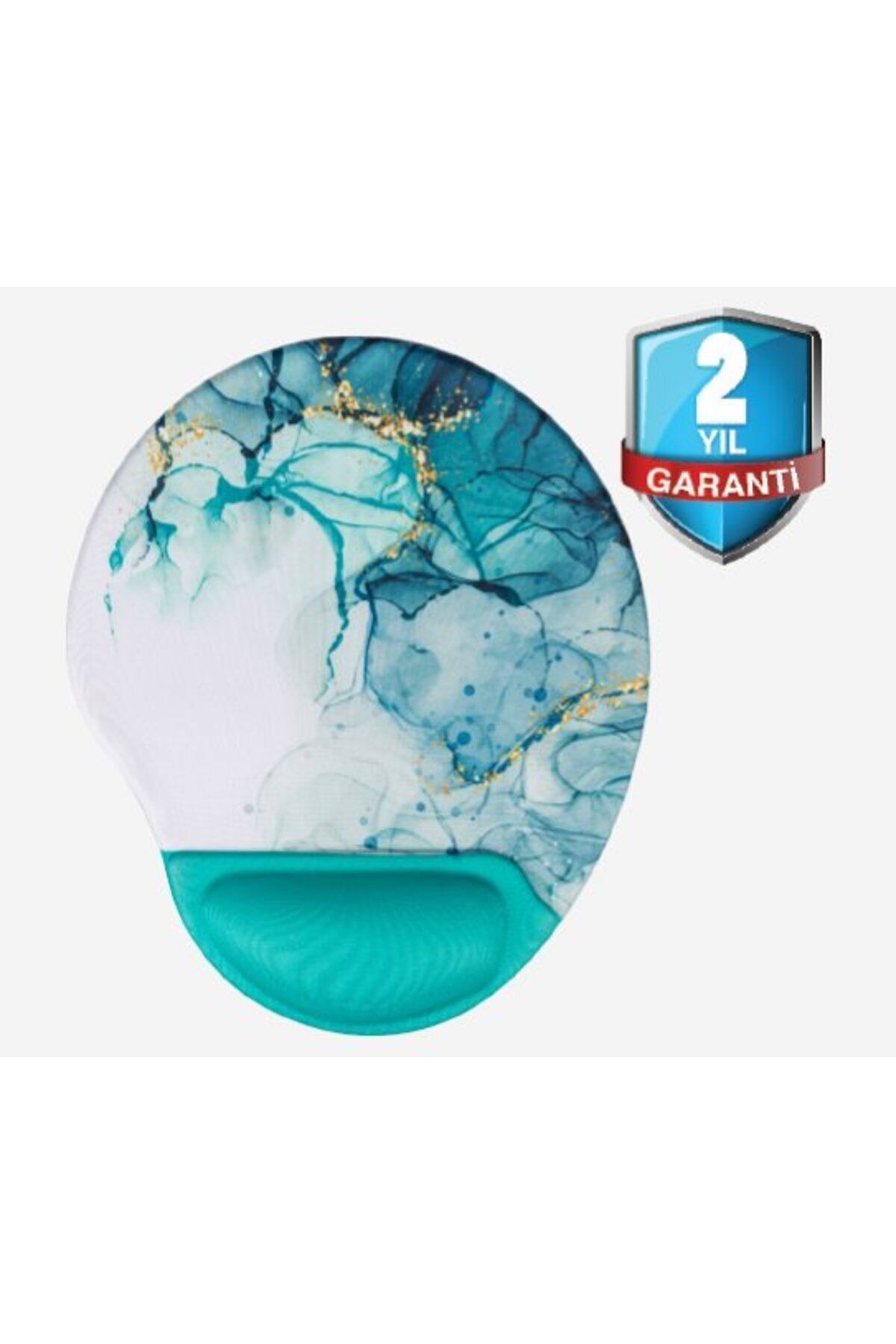 Desenli Bilek Destekli Mouse Pad