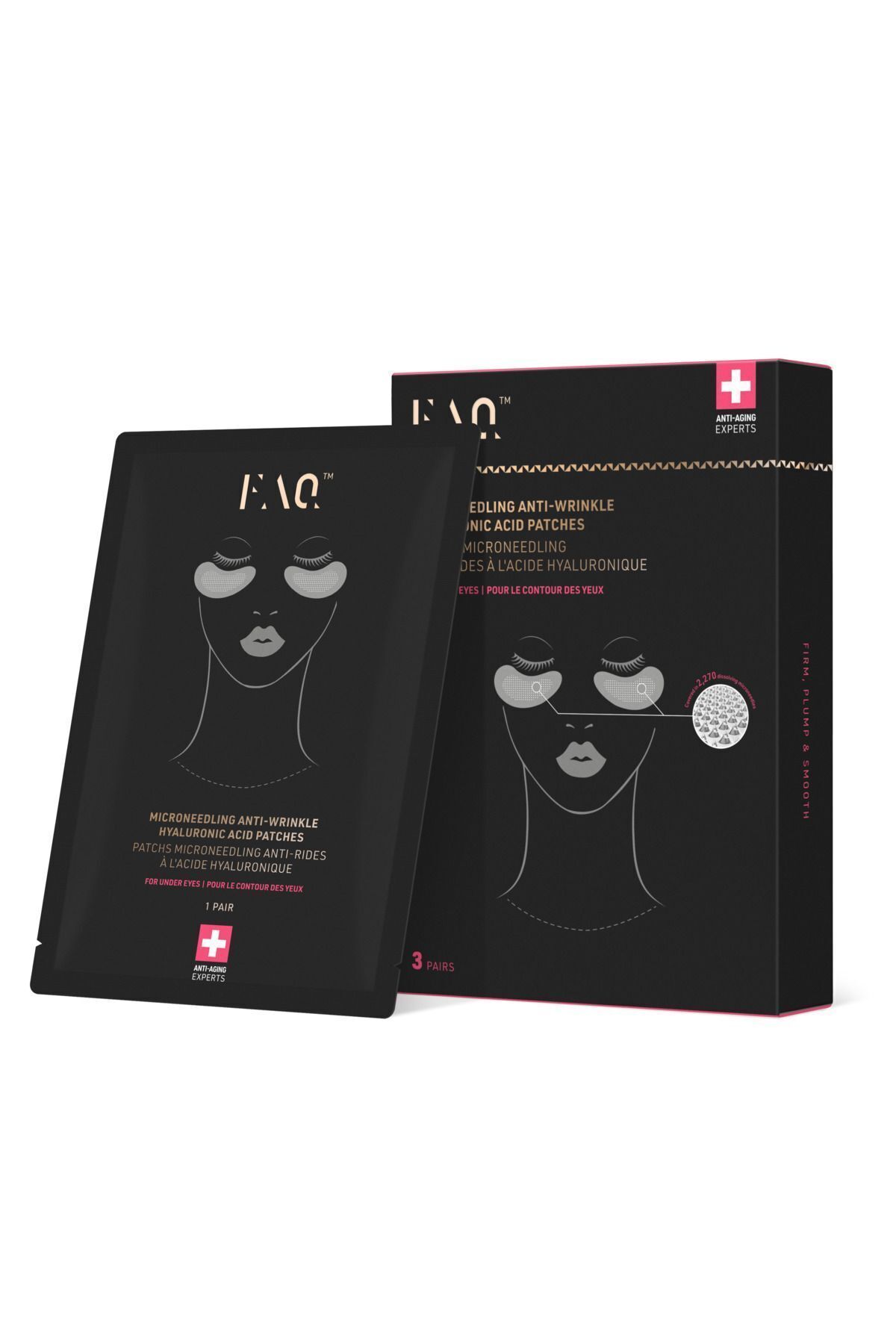 FOREO-FAQ™ For Under Eye - Hyaluronic Acid Bands with Microneedles and Anti-Wrinkle 1