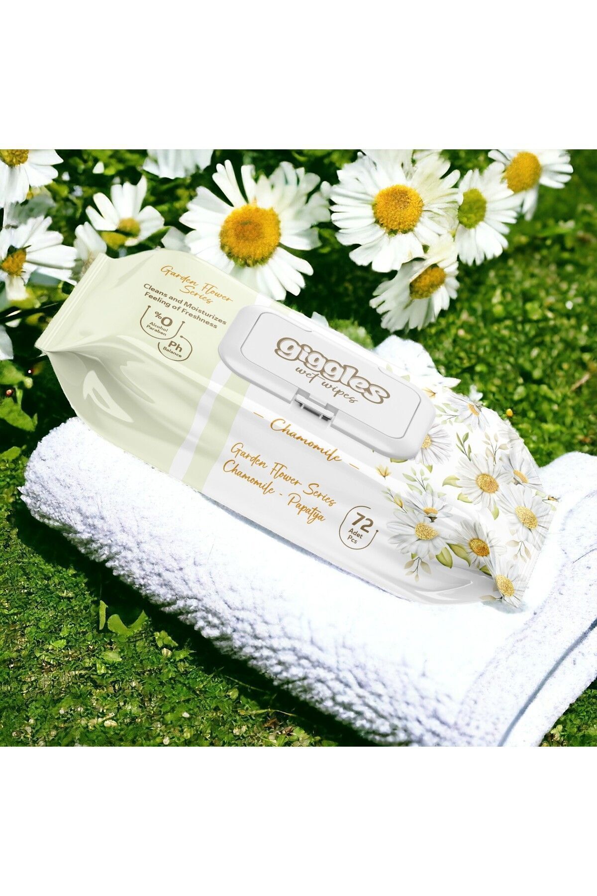 giggles-Wet Wipes - Wet Towel 72X12 (Total 864 Sheets) 3
