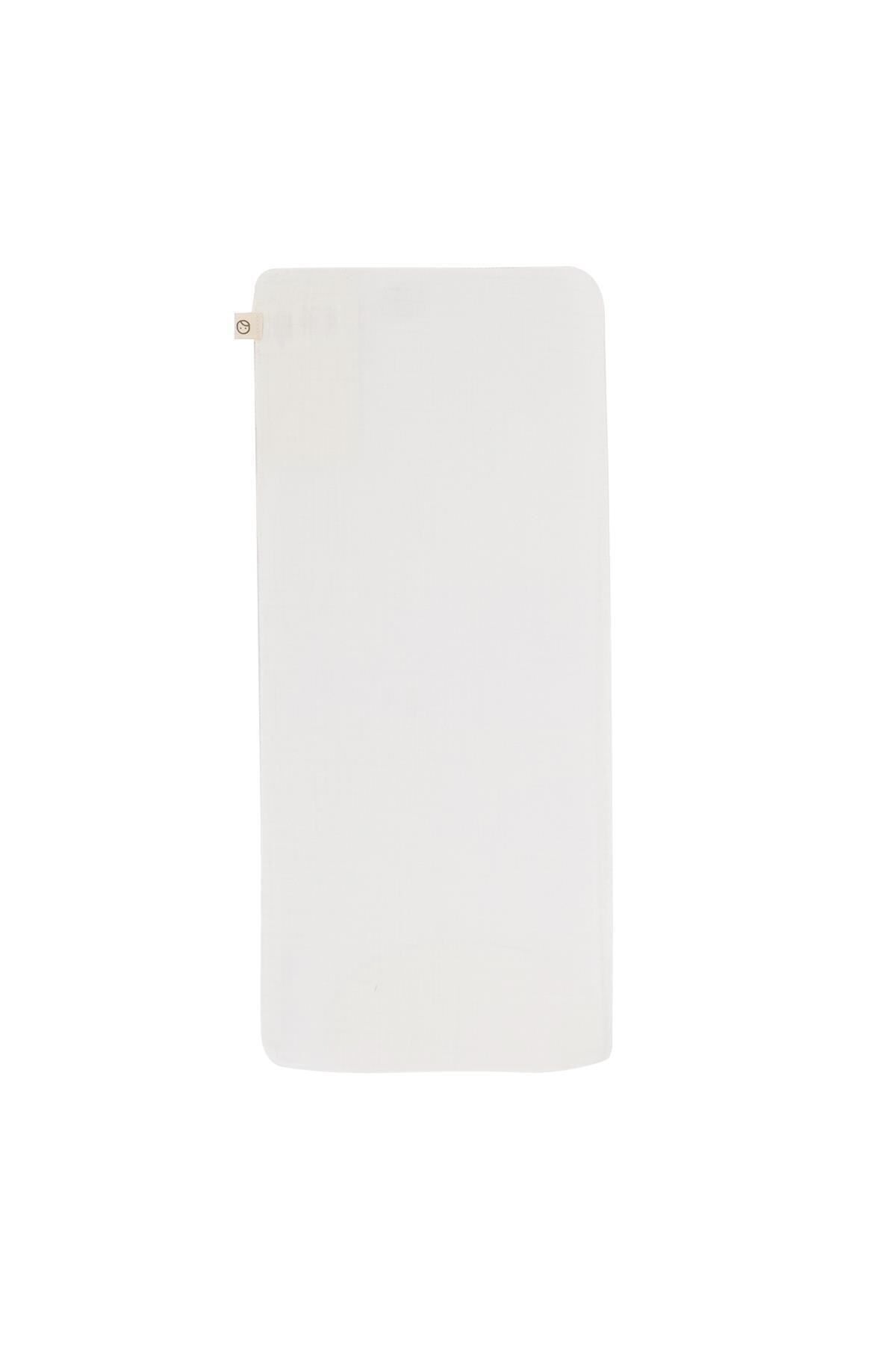 Muslin Shoulder Cover Baby White Organic Cotton