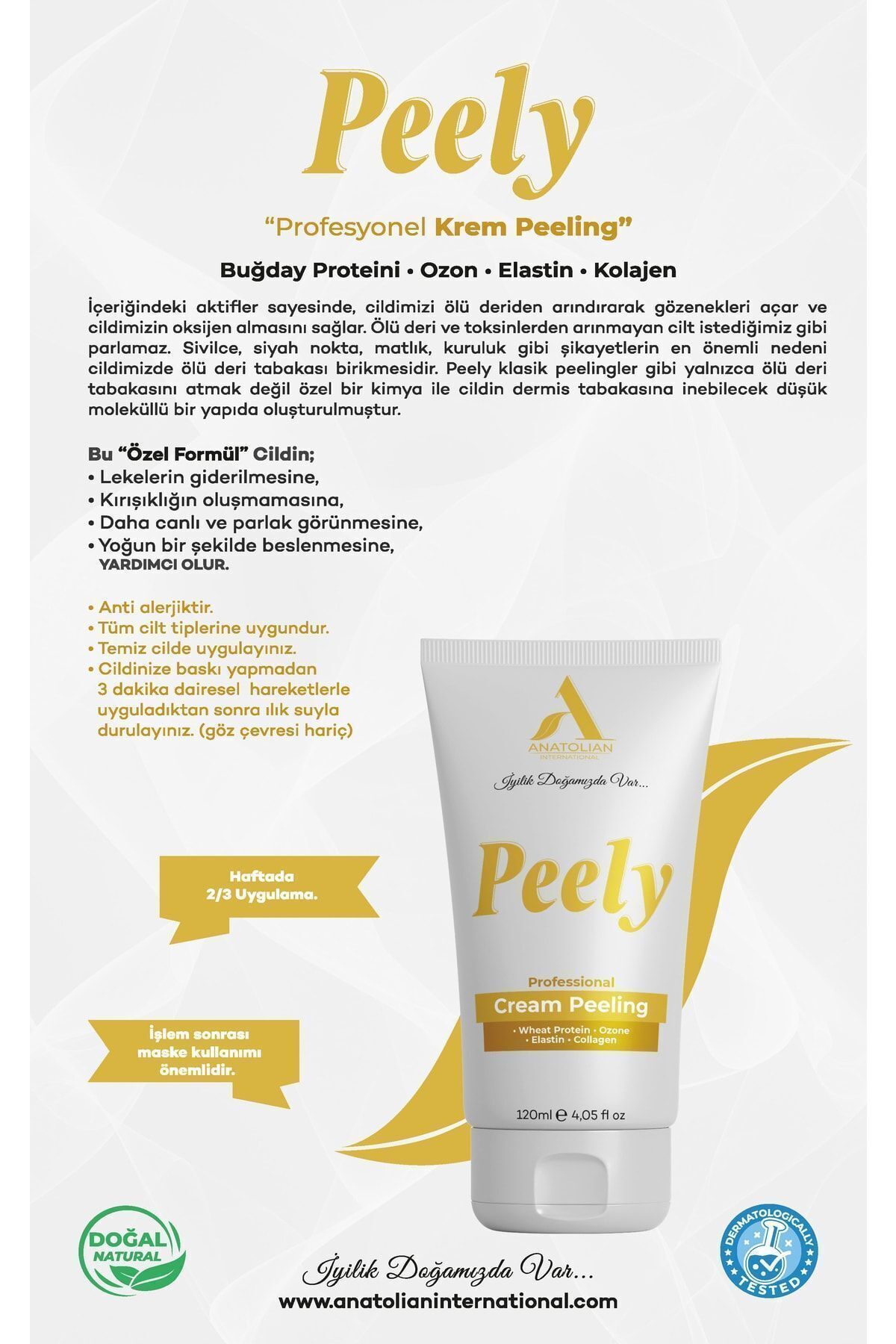 Peely Krem Peeling Ölü Deri Ve Toksin Arındırma, Gözenek Sıkılaştırma — peelycream — تصویر 4 از 8