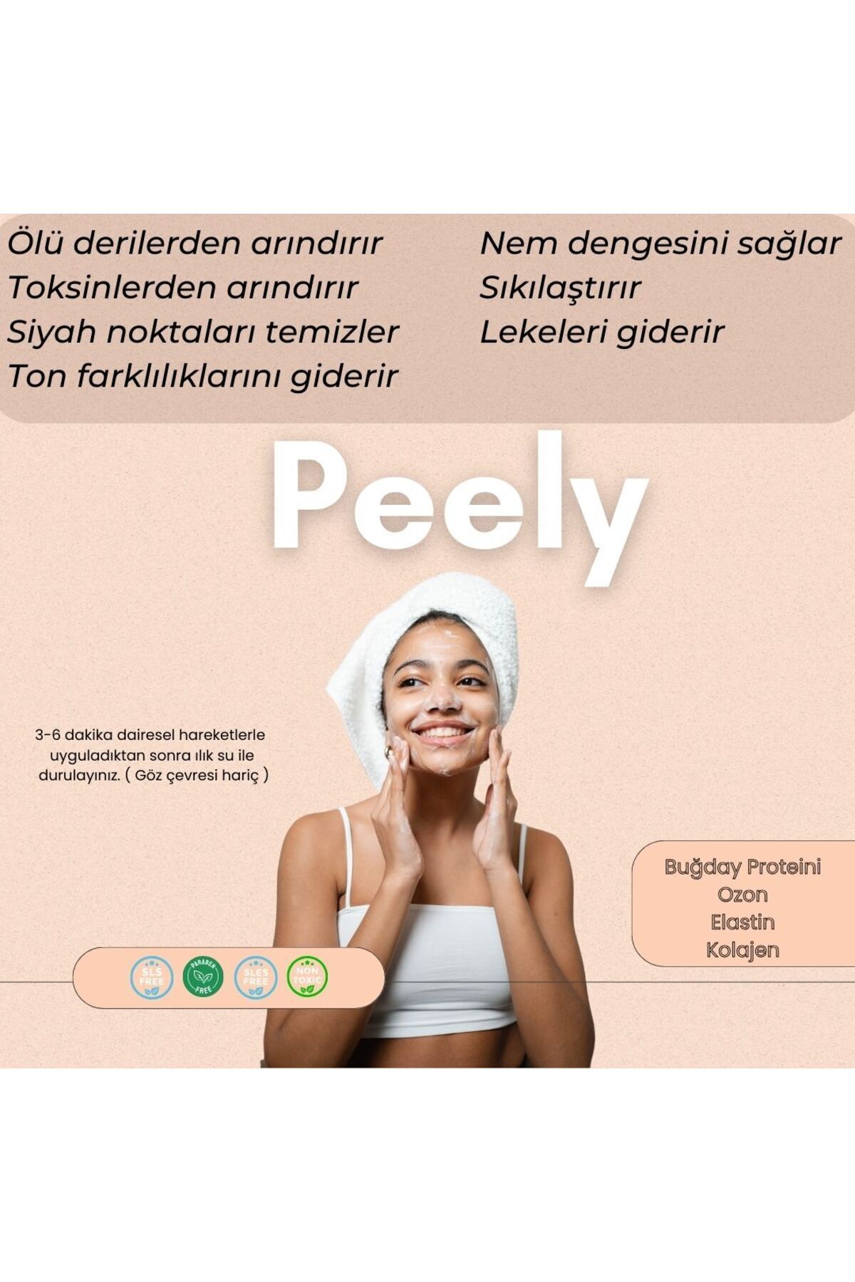 Peely Krem Peeling Ölü Deri Ve Toksin Arındırma, Gözenek Sıkılaştırma — peelycream — تصویر 2 از 8