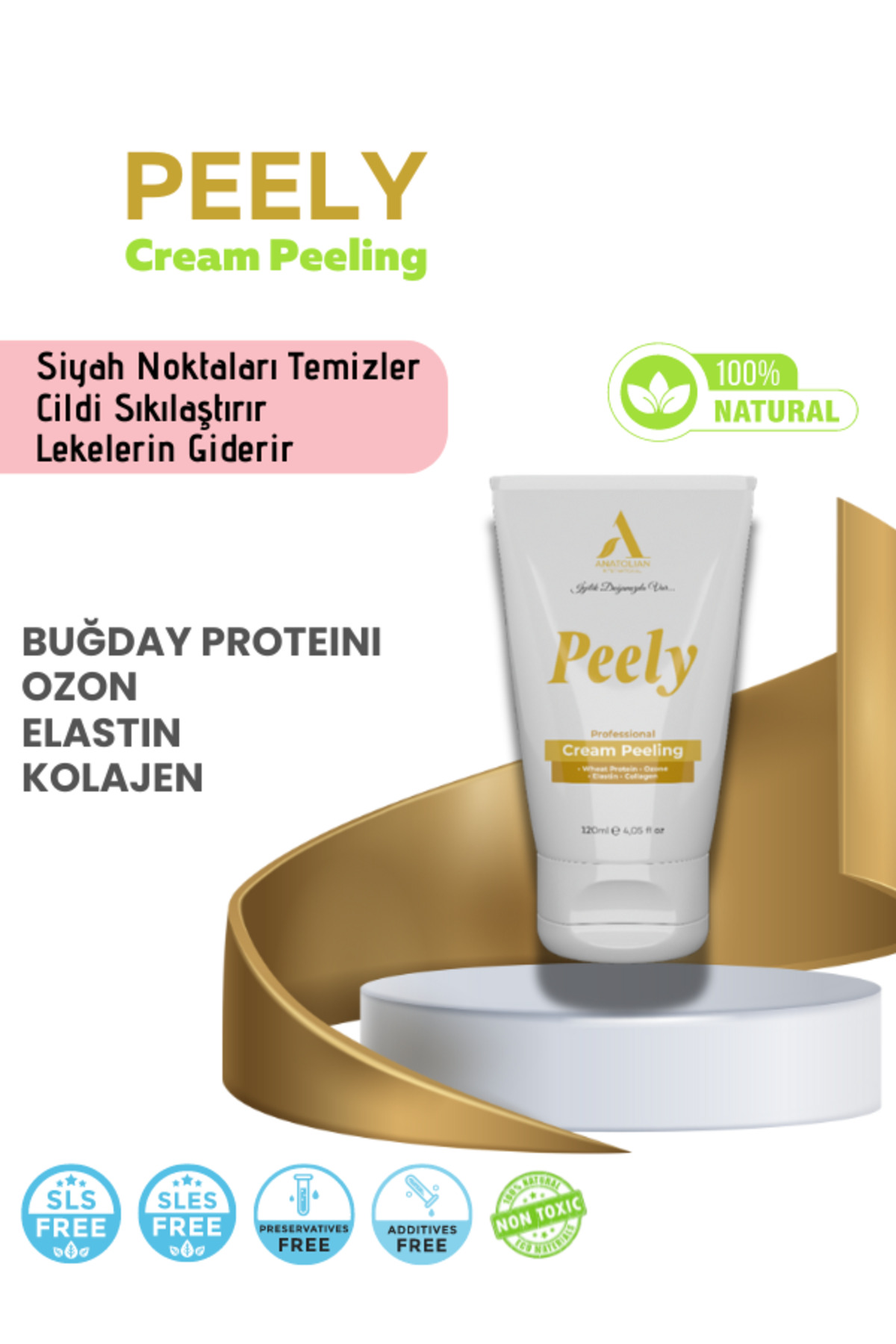 Genel Markalar Peely Krem Peeling Ölü Deri Ve Toksin Arındırma, Gözenek Sıkılaştırma — peelycream