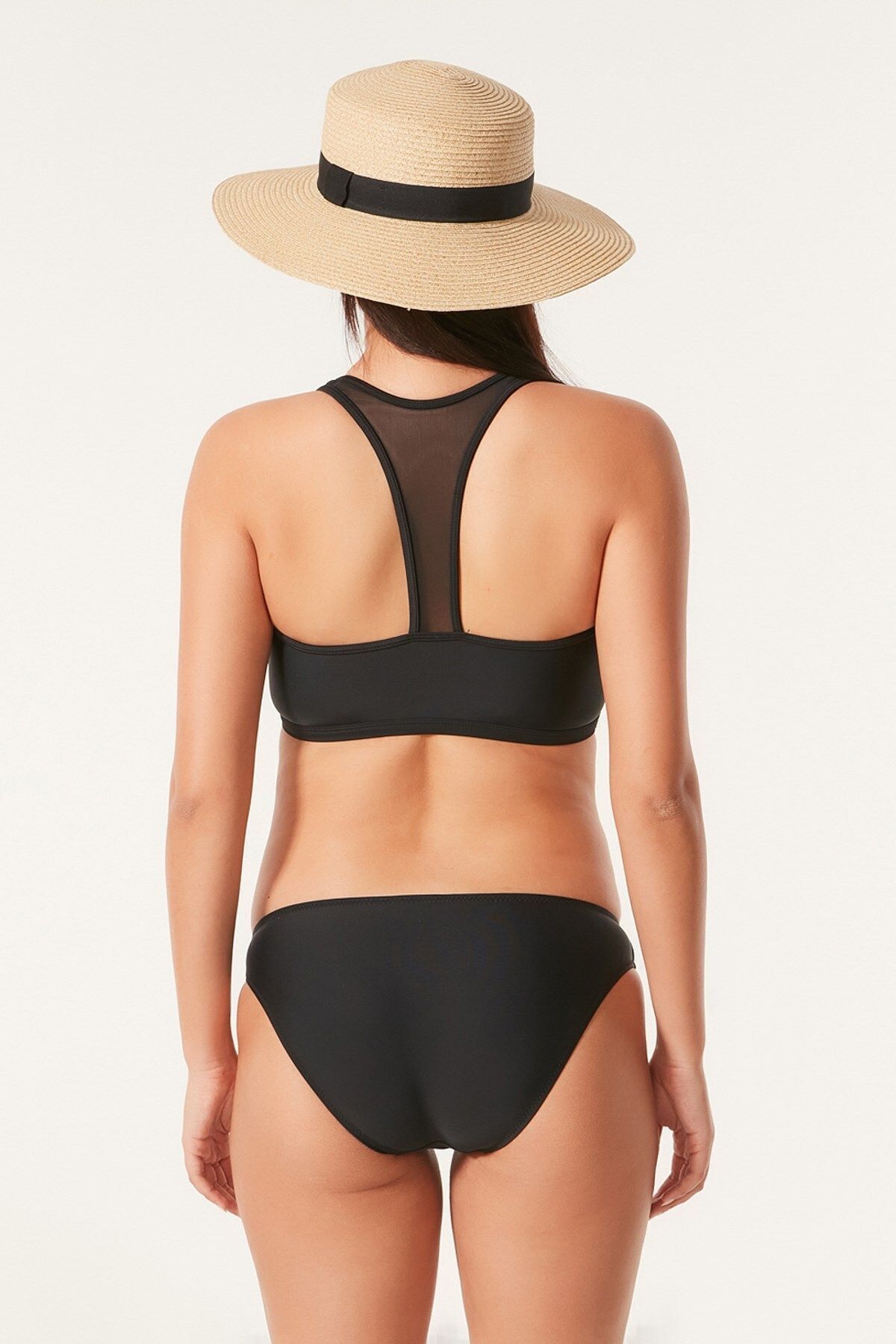 C&City-Transparentes Body-Bikini-Set 3140 Schwarz 4