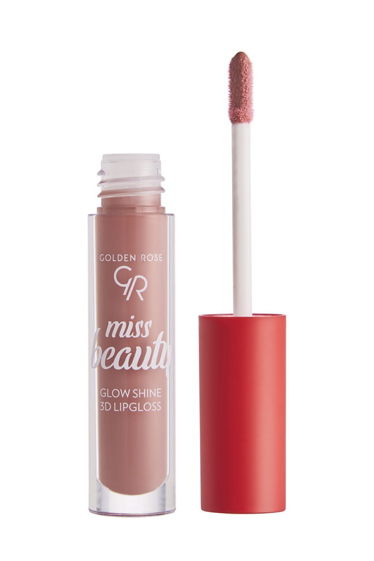 Miss Beauty Glow Shine 3d Lipgloss No: 01 Nude Chic - Lip Gloss Intense - 8691190441715 Golden Rose