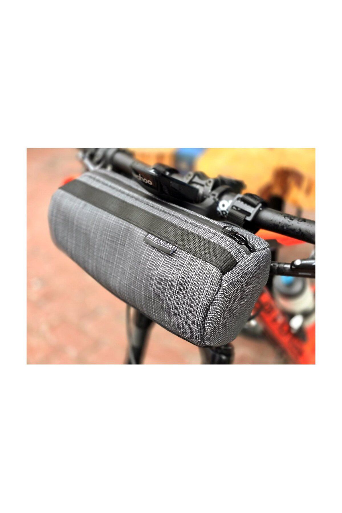 Bike And Art-E-Bike Gravel Road - Bicycle Cylinder and Handlebar Bag 5