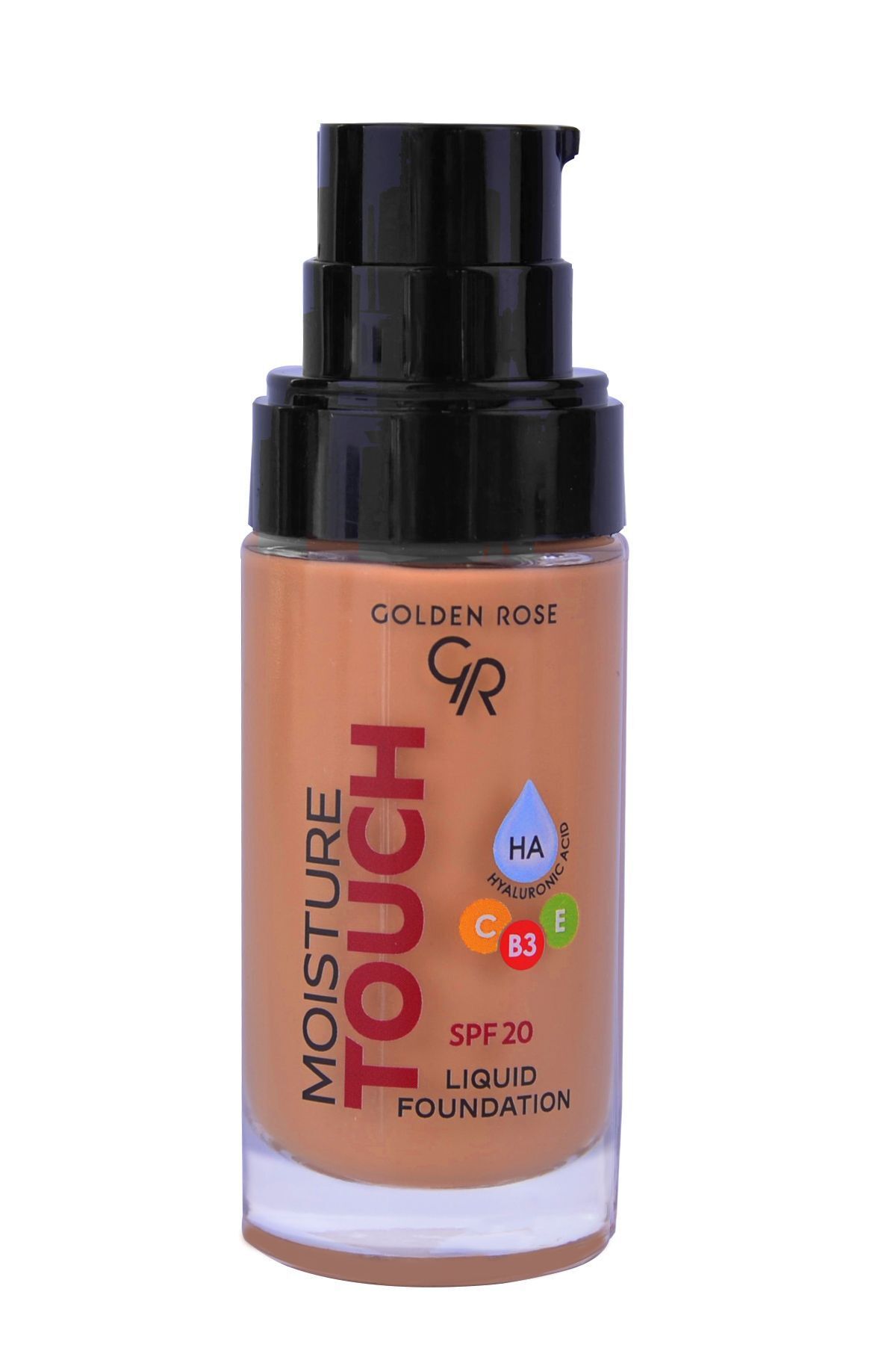 فونداسیون مایع Moisture Touch Spf20 No: 115 Foundation with Moisturizing - 8691190533809 Golden Rose