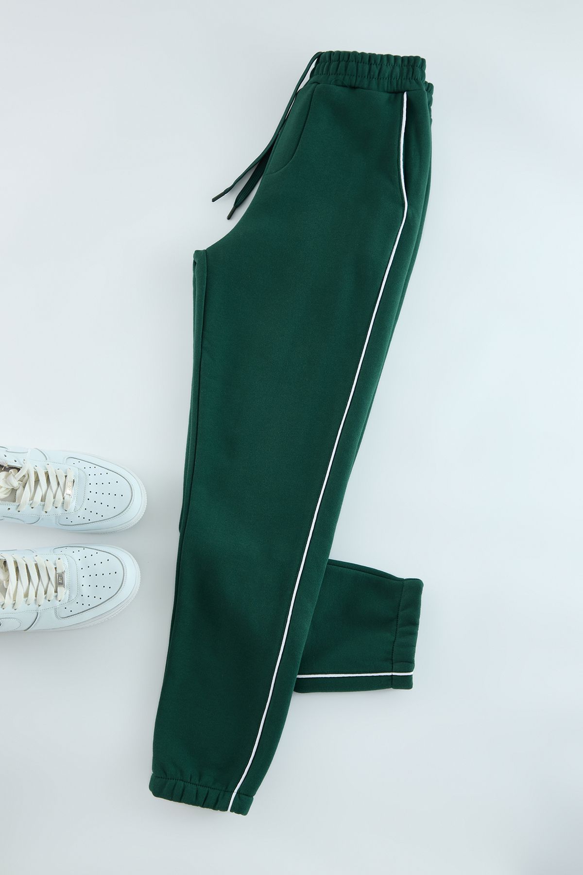 trendyol-man-mens-green-straight-high-waist-s