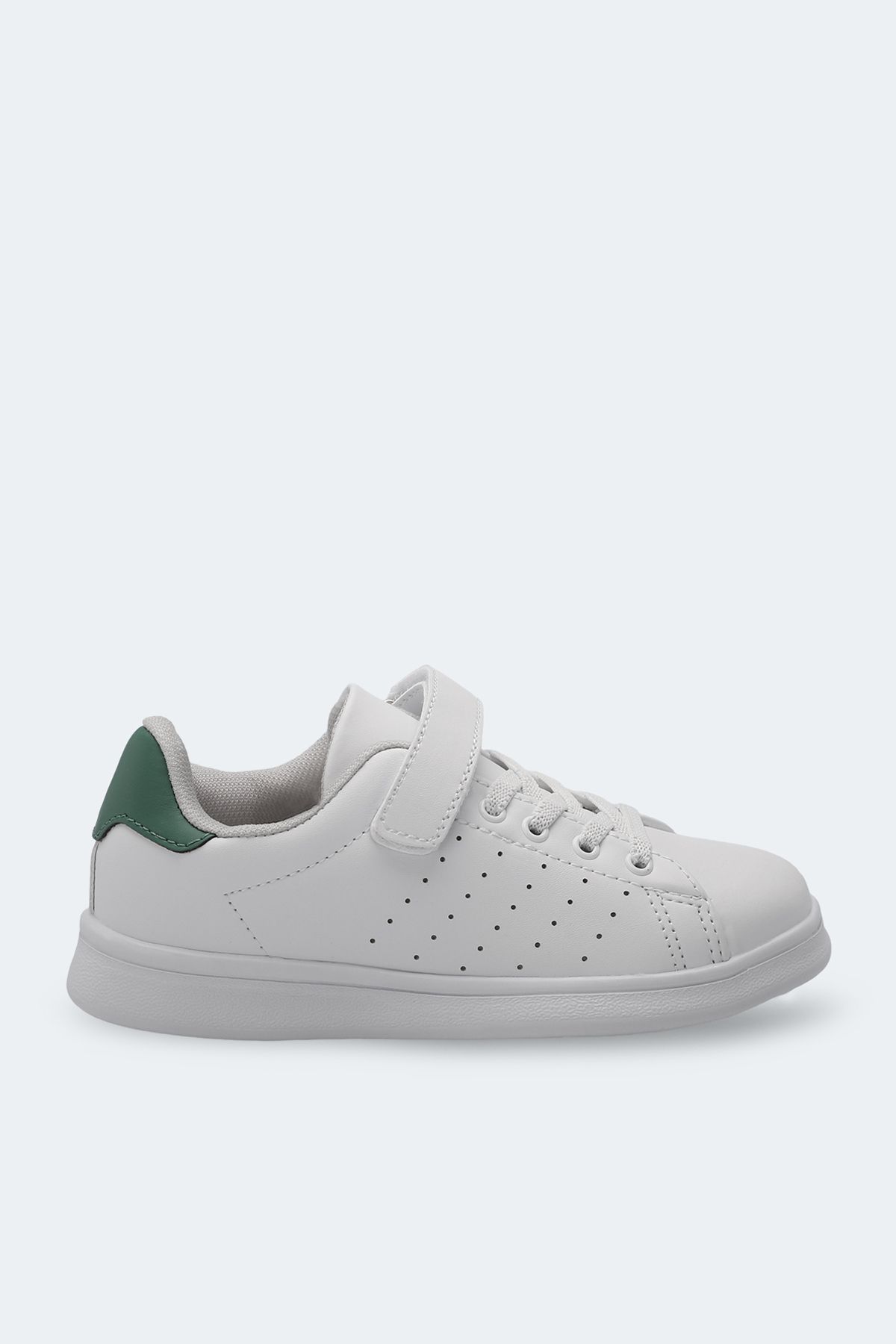TRENDYOL SHOES-Białe, pojedyncze, kontrastowe, duże, chłopięce trampki Takaw25Sn00039 2