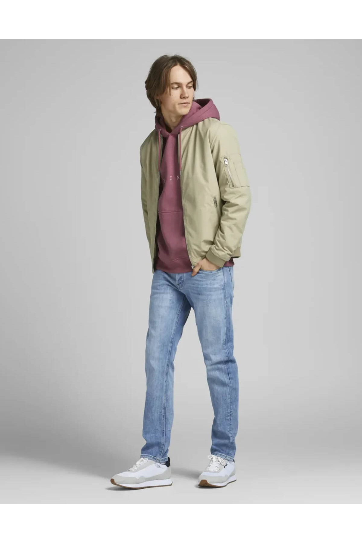 کت مردانه راسته آستین بلند | جک اند جونز Jack & Jones 24YW21000022 - تصویر 3