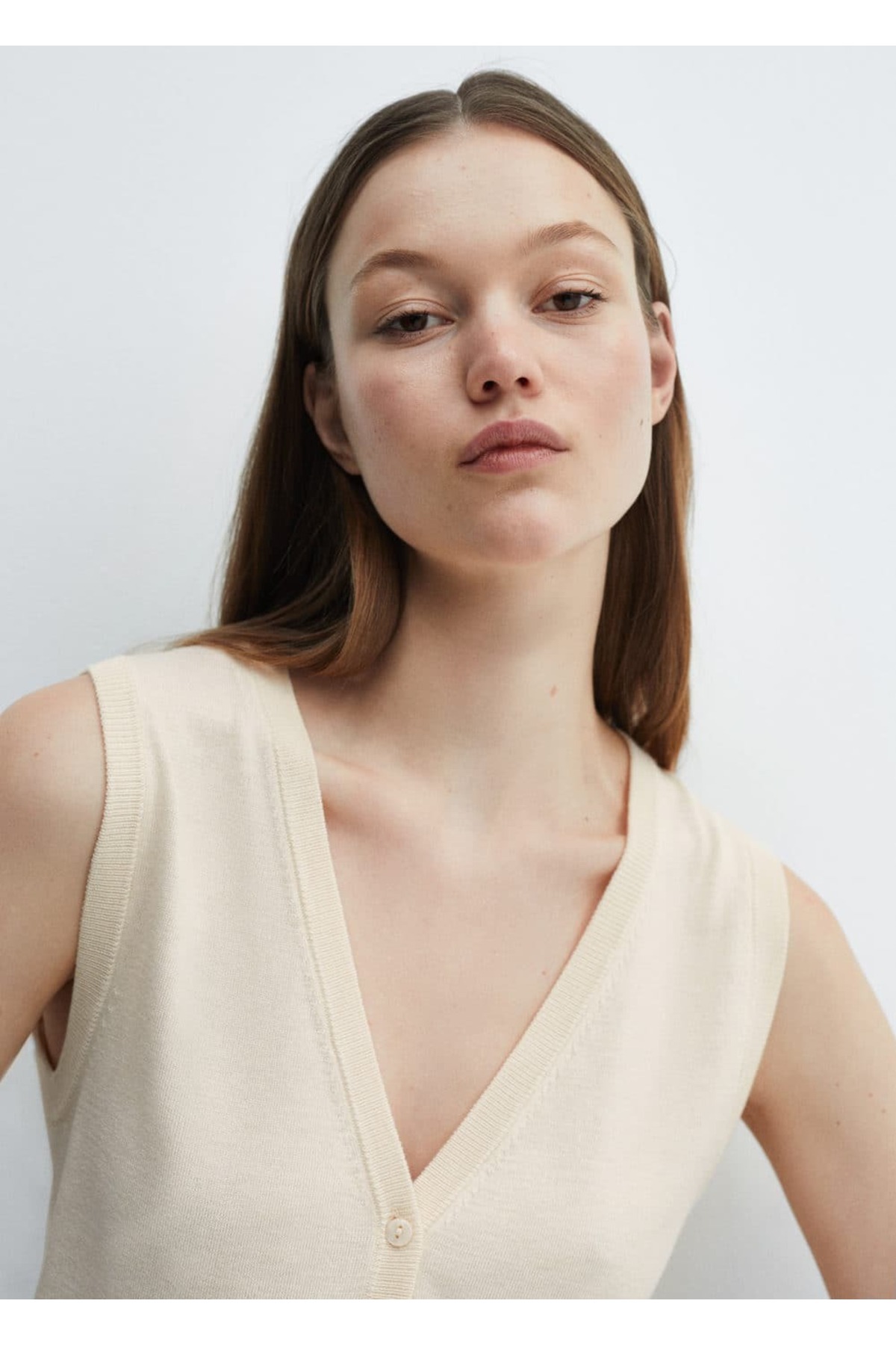 بافت و پلیور زنانه اکرو منگوMANGO | 67065739 اورجینال - تصویر 6