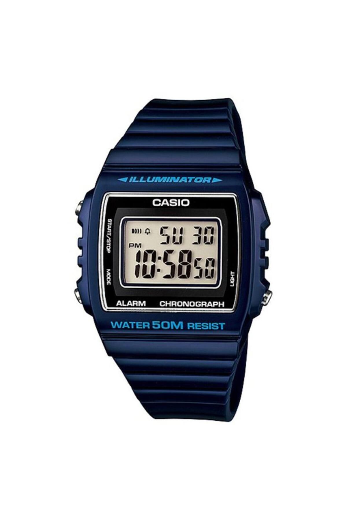Casio-ساعة يد رقمية شبابية للجنسين W-215h-2avdf 1