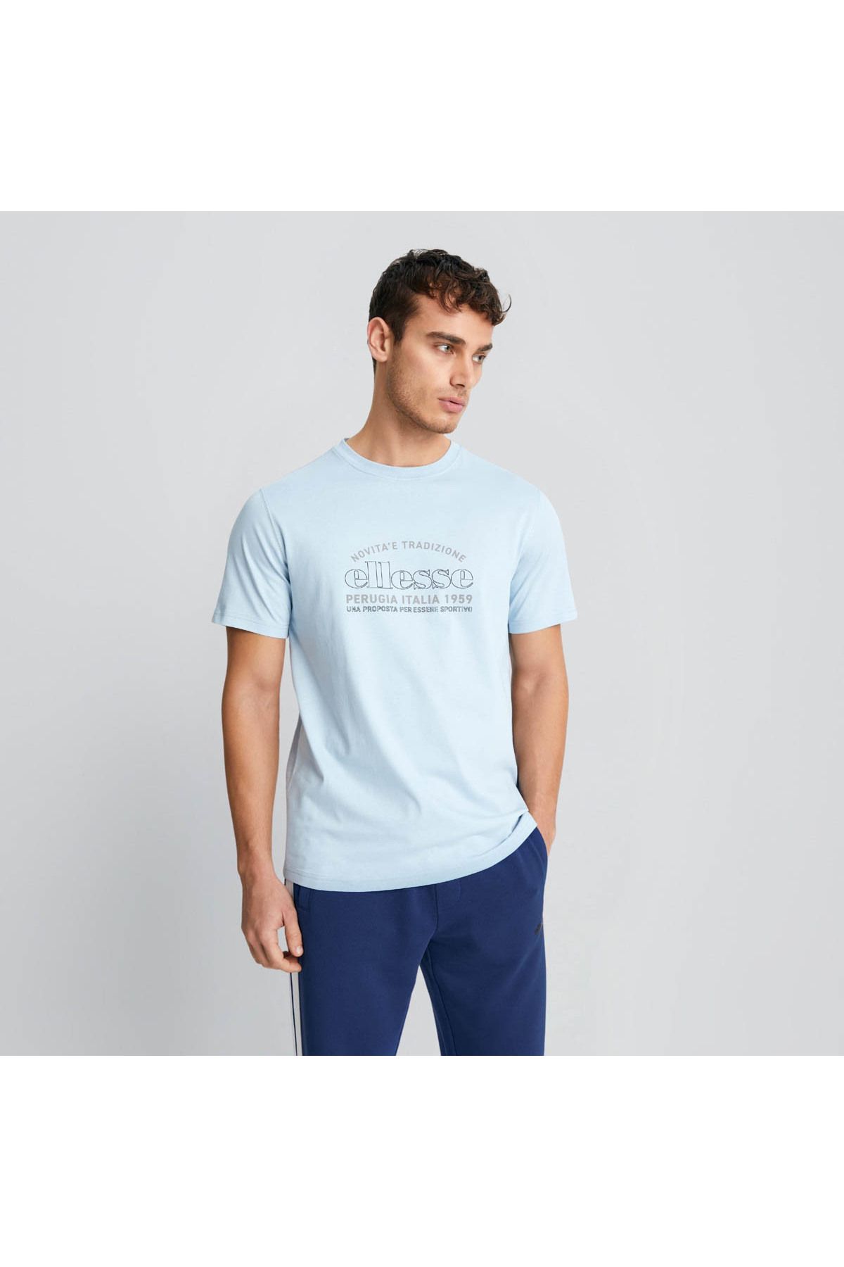 Ellesse-Ανδρικό μπλουζάκι μπλε - Em181 1