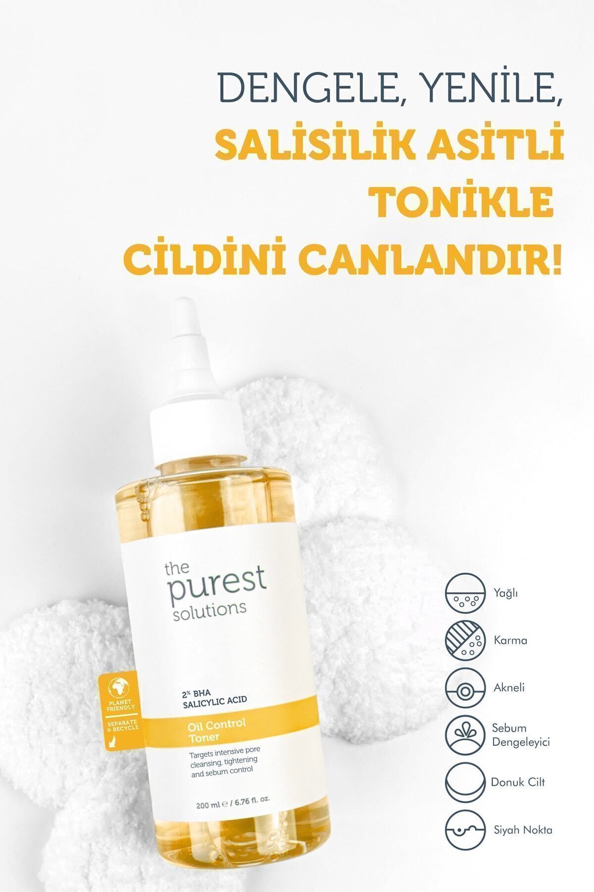 تونیک سالیسیلیک اسید پوست های چرب و مختلط 200 میلی لیتر The Purest Solutions