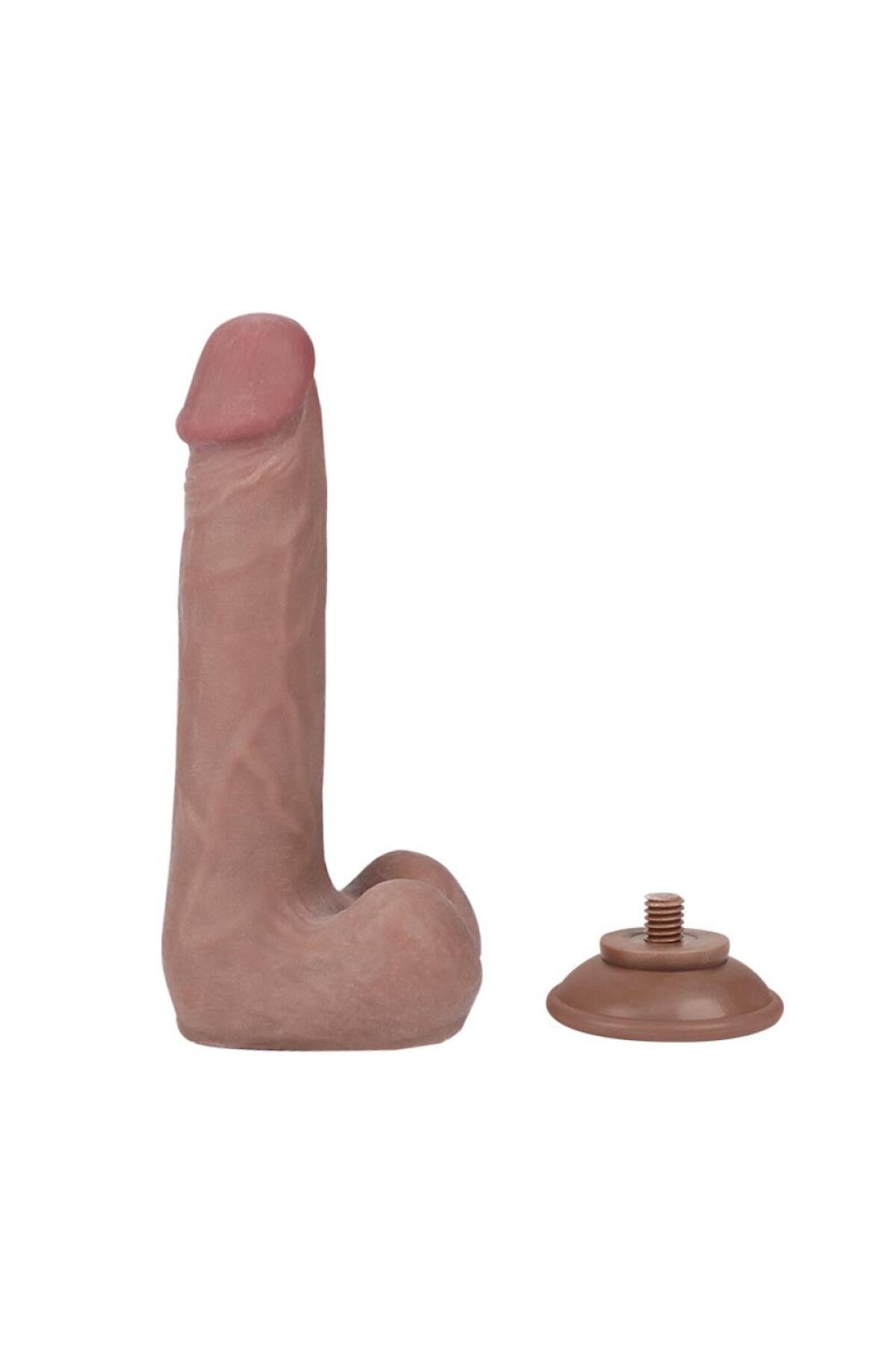 Damarlı Derili ve Kıkırdaklı Bükülebilir Penis Ultra Gerçekçi Çift Katmanlı 7