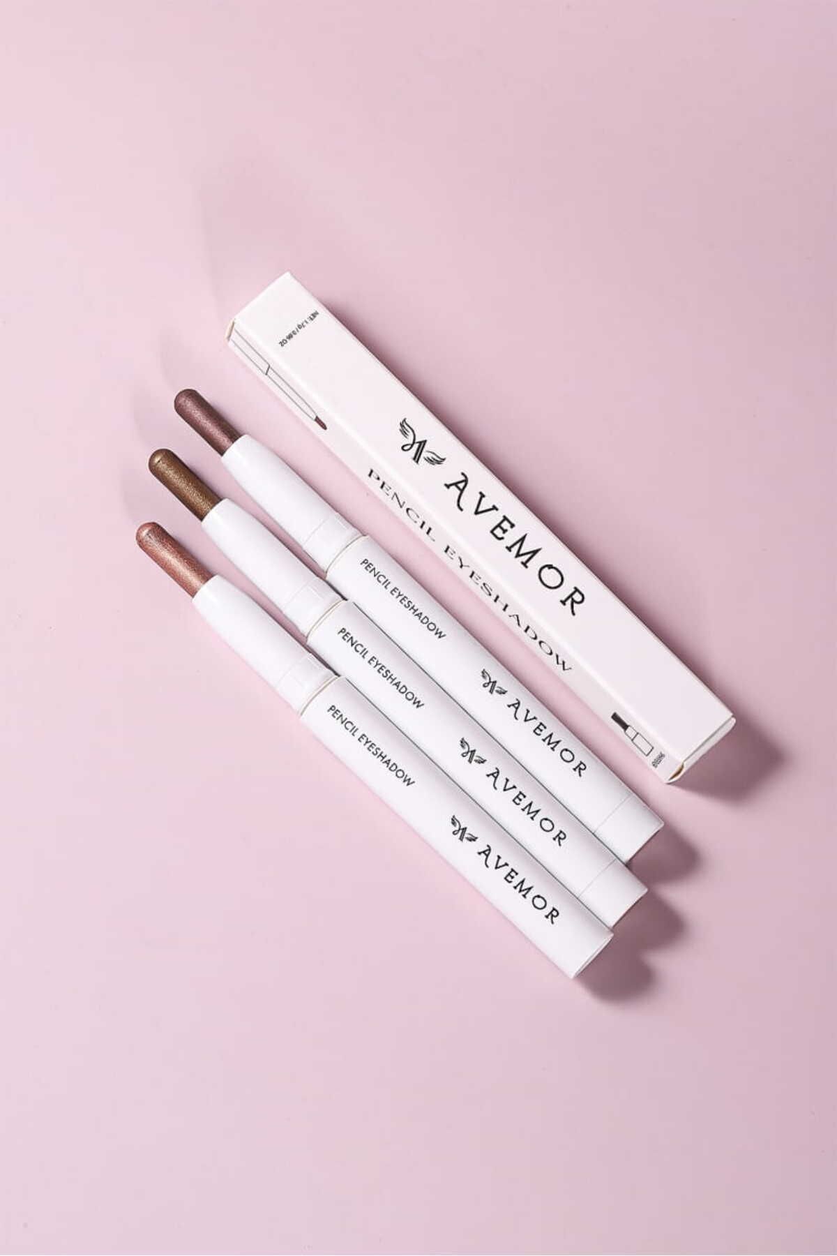 سایه چشم  بژ AVEMOR | kalem far اورجینال - تصویر 3