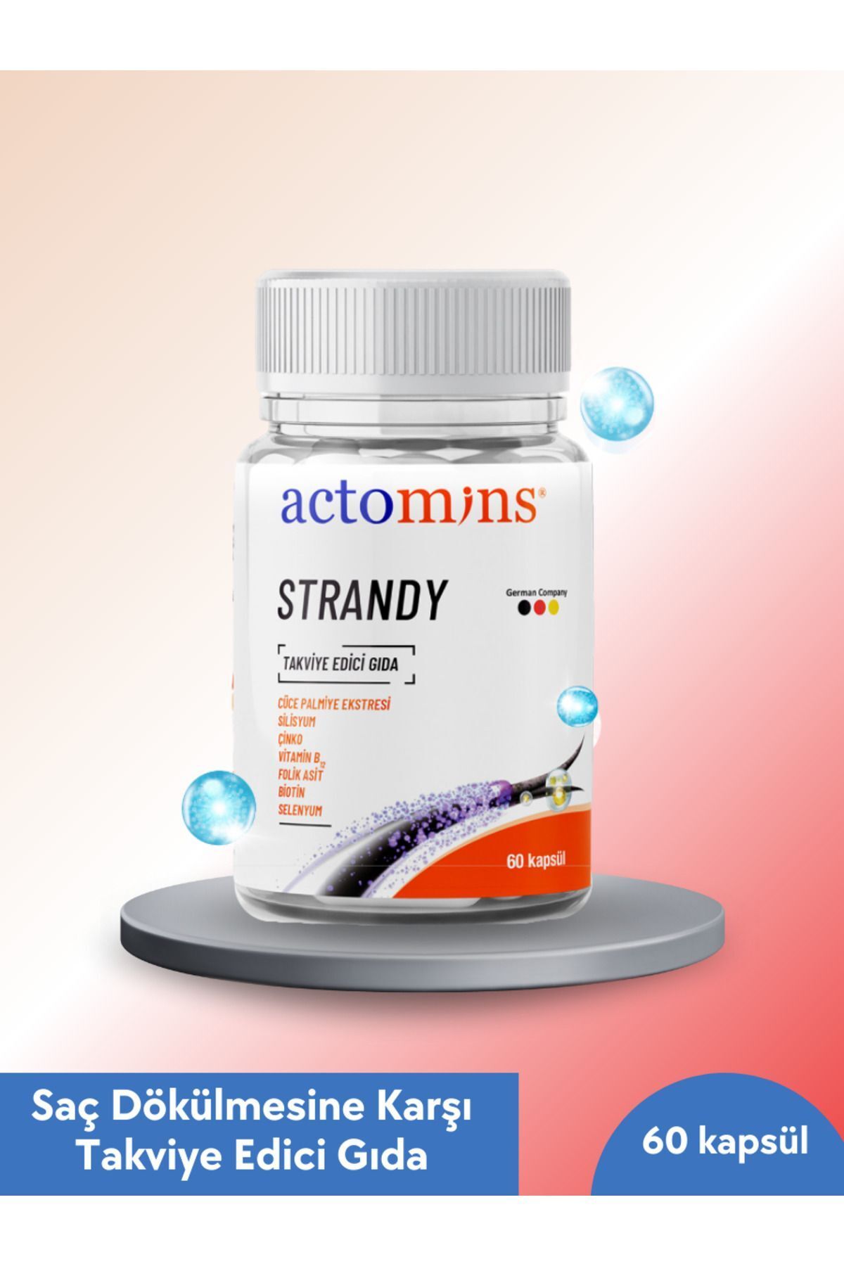 ® Strandy (مکمل غذایی ضد ریزش مو) actomins