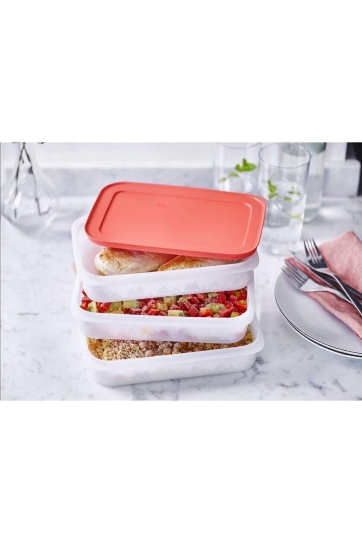 Tupperware-Alaska 3 Layer Deep Freezer Storage Container 500 Ml X 3 4