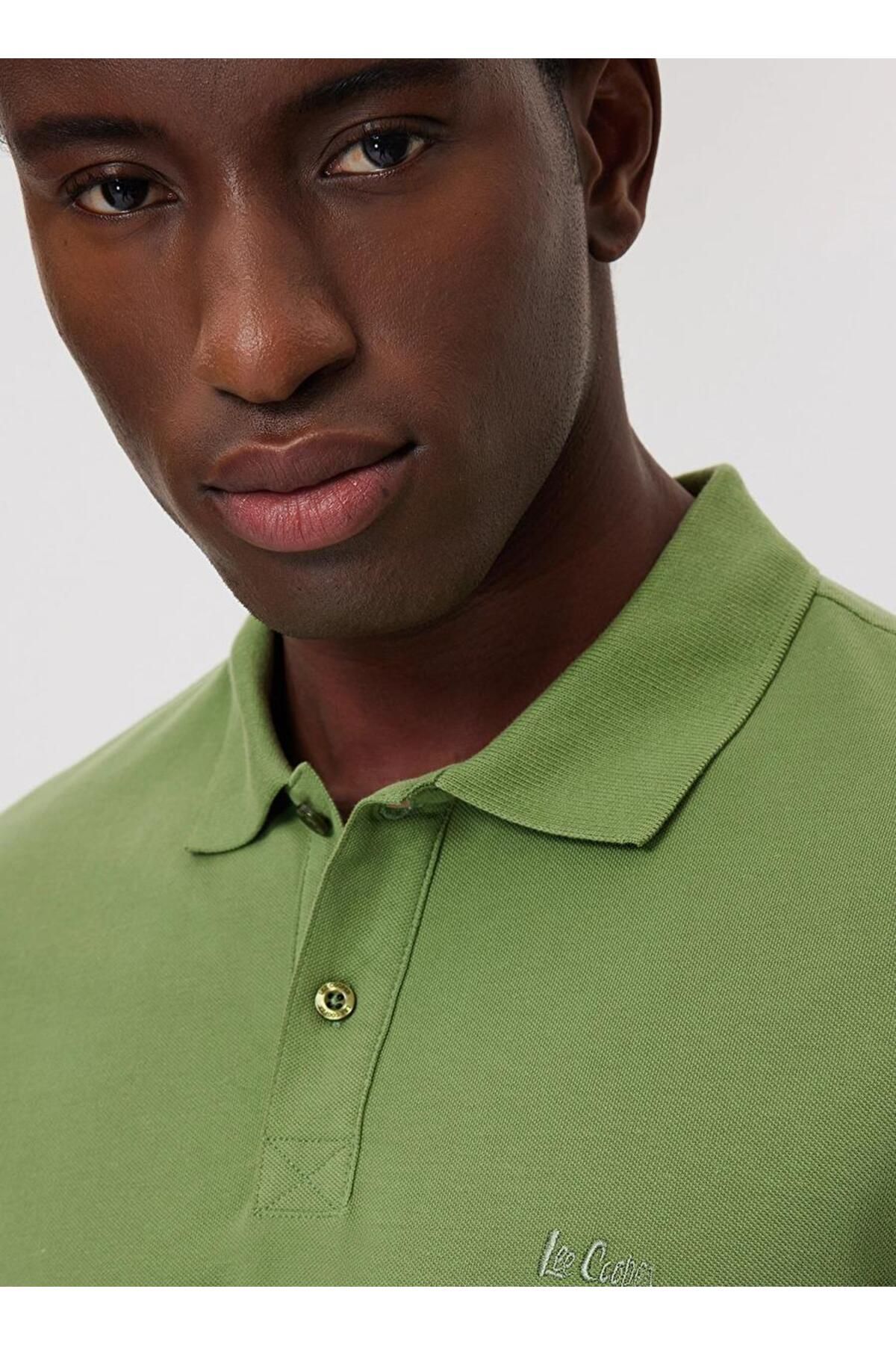 تی شرت سبز مردانه دوقلو اورجینال Lee Cooper