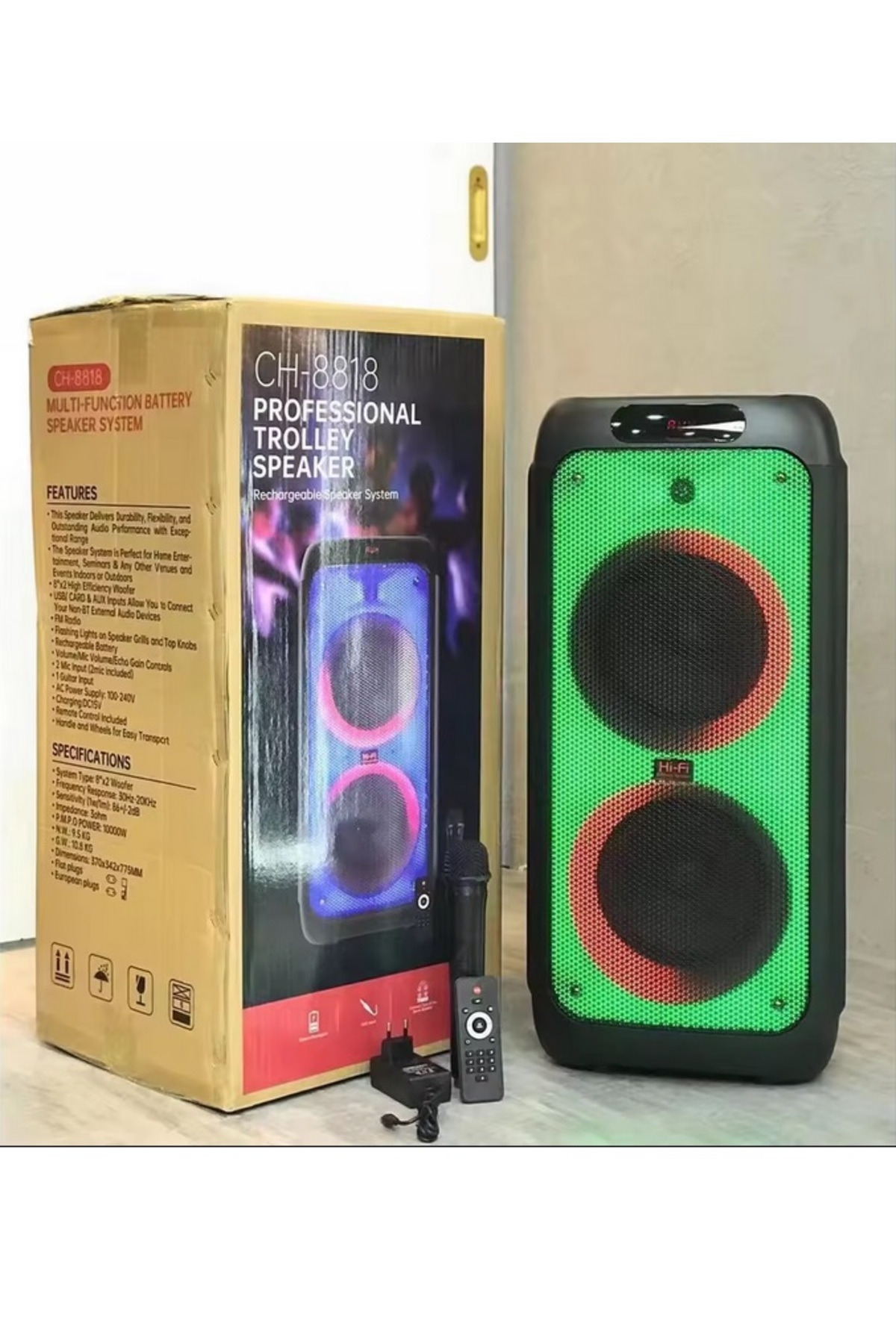 PARTY SPEAKER 限定Model nextbuy Mikrofonlu Bluetooth Hoparlör 8x2 Extra Bass Parti Eğlence