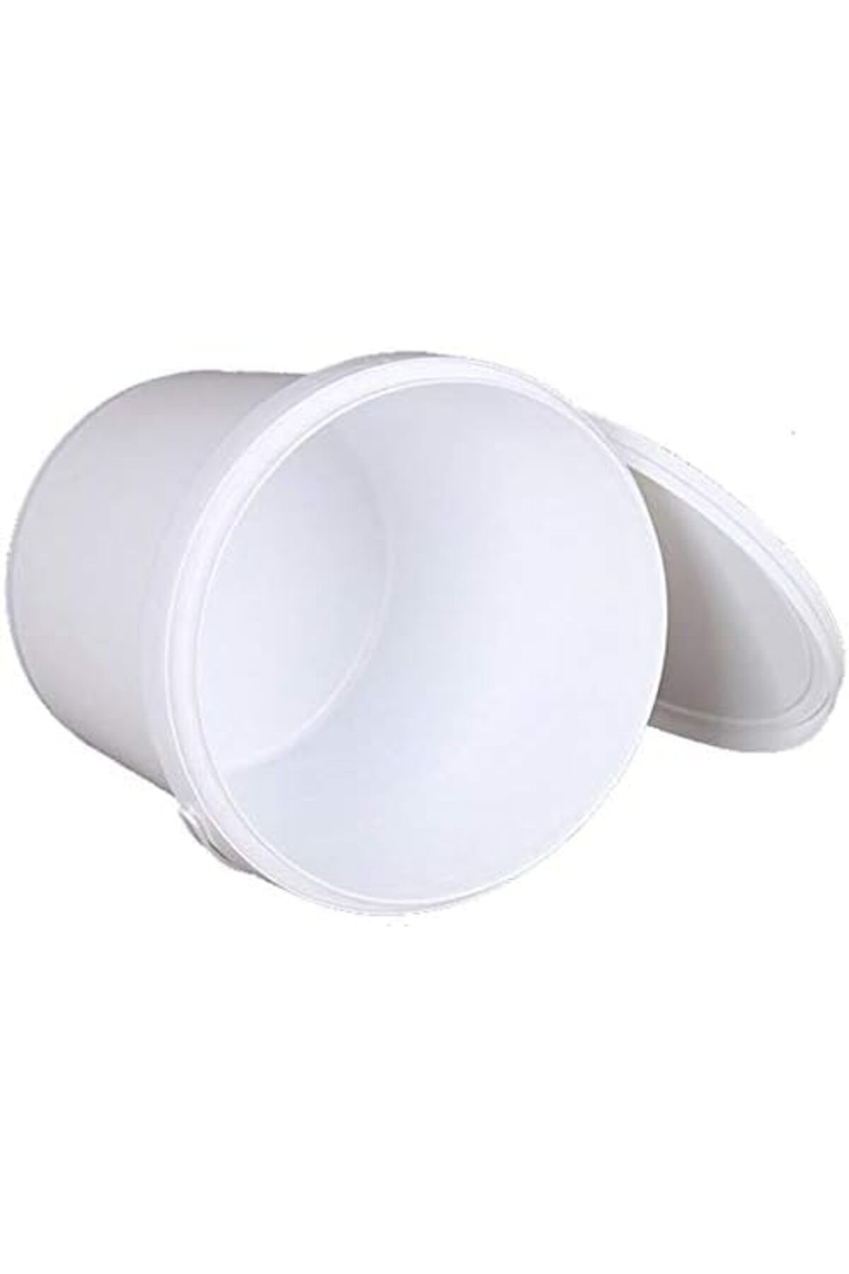 DubaiGallery-Round Shape Multipurpose Yogurt Plastic Container with Lid (White,1kg) 4